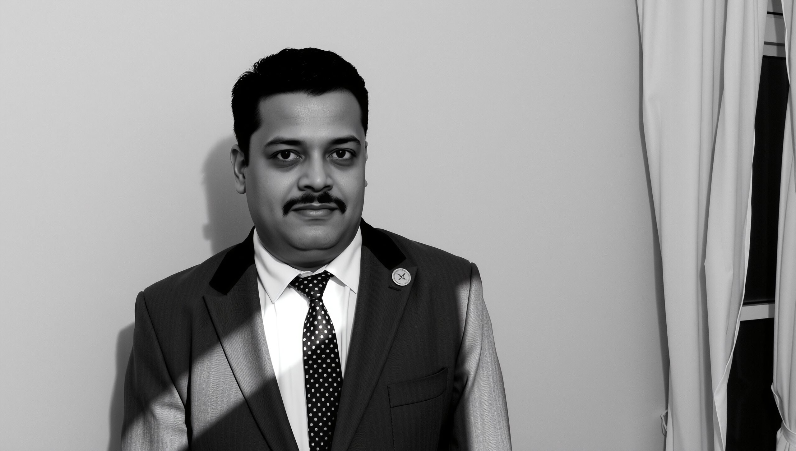 Businessman Posing for Portrait