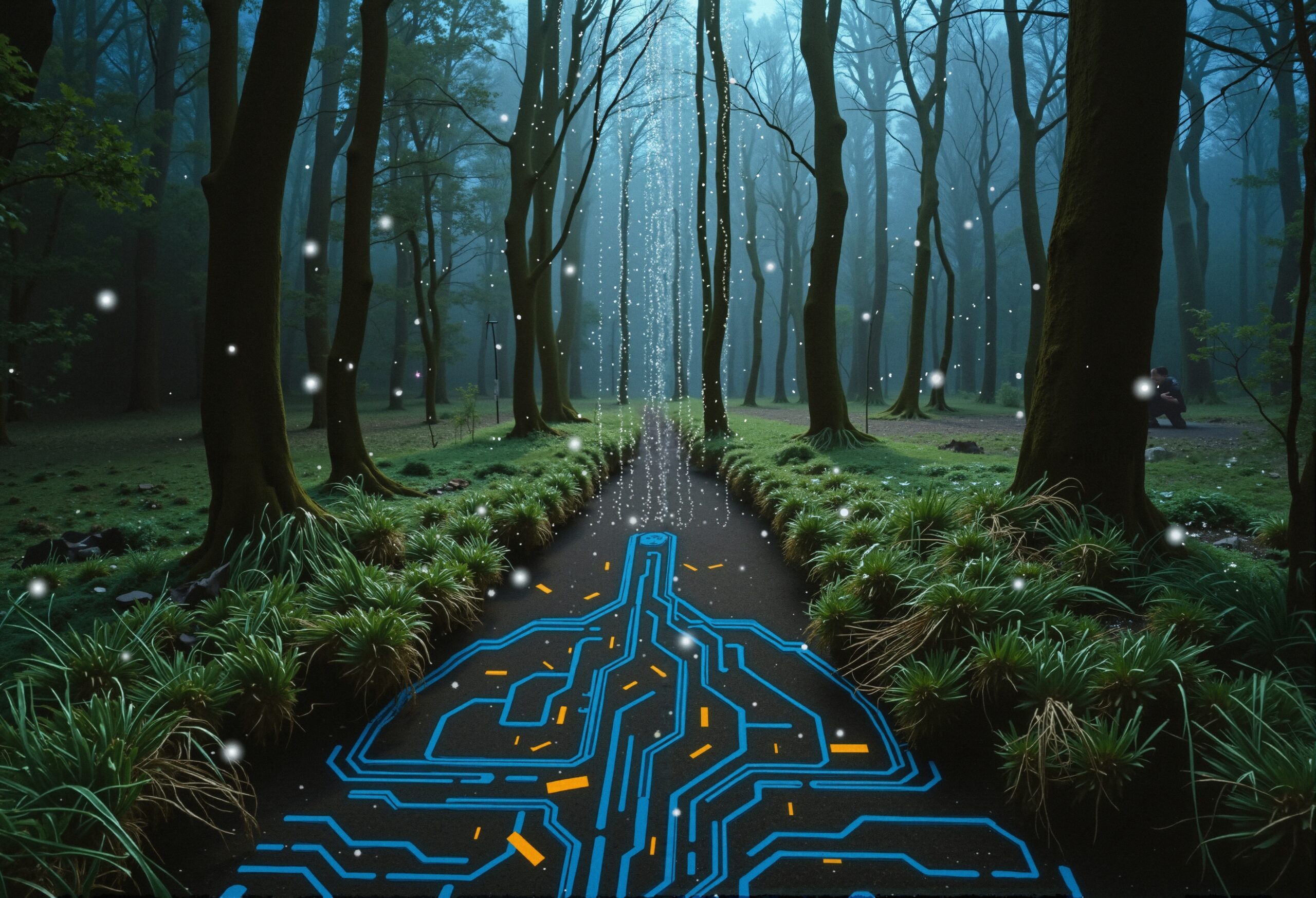 Digital Pathway Through Nature