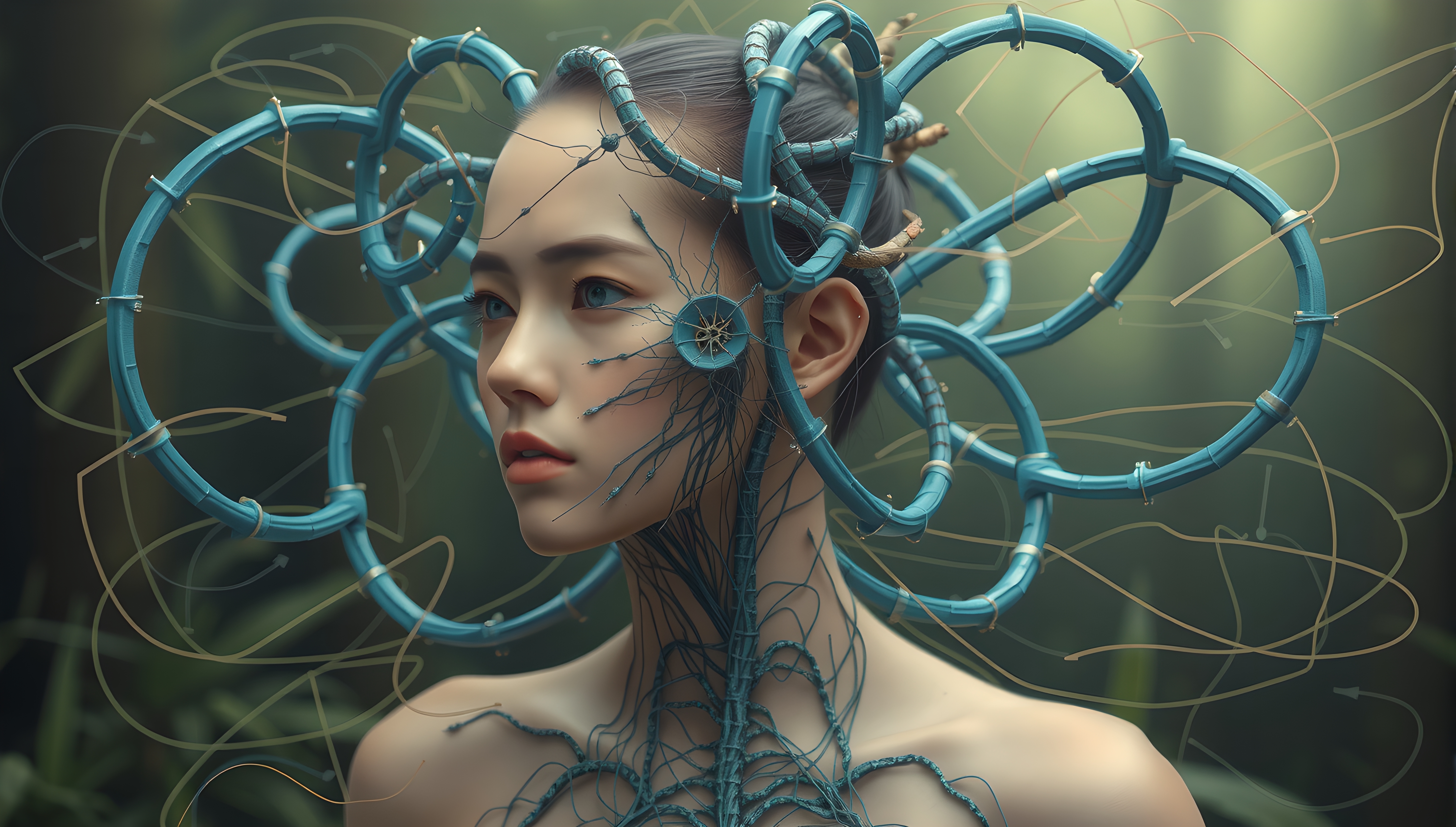 Cybernetic Fusion Human and Machine