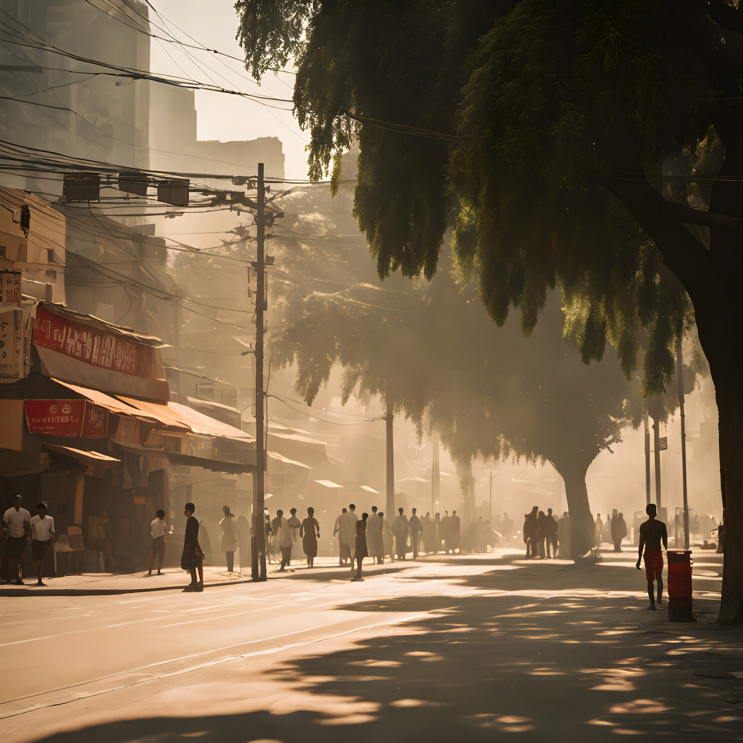 A City Street in the Grip of Climate Change