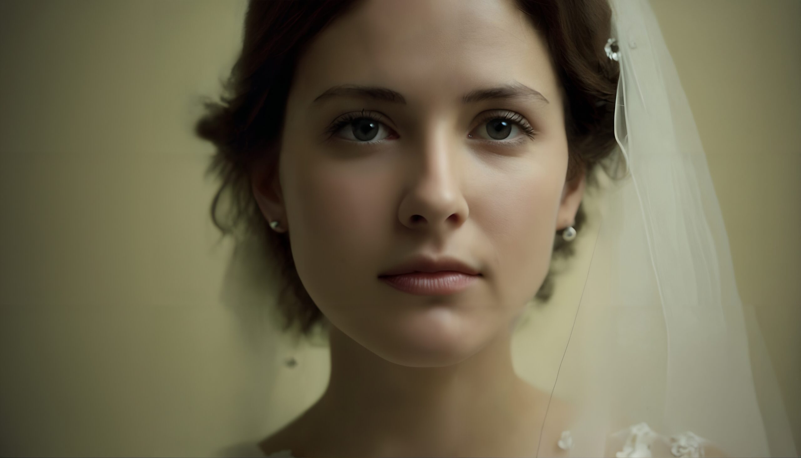 Elegant Bride in Serene Portrait