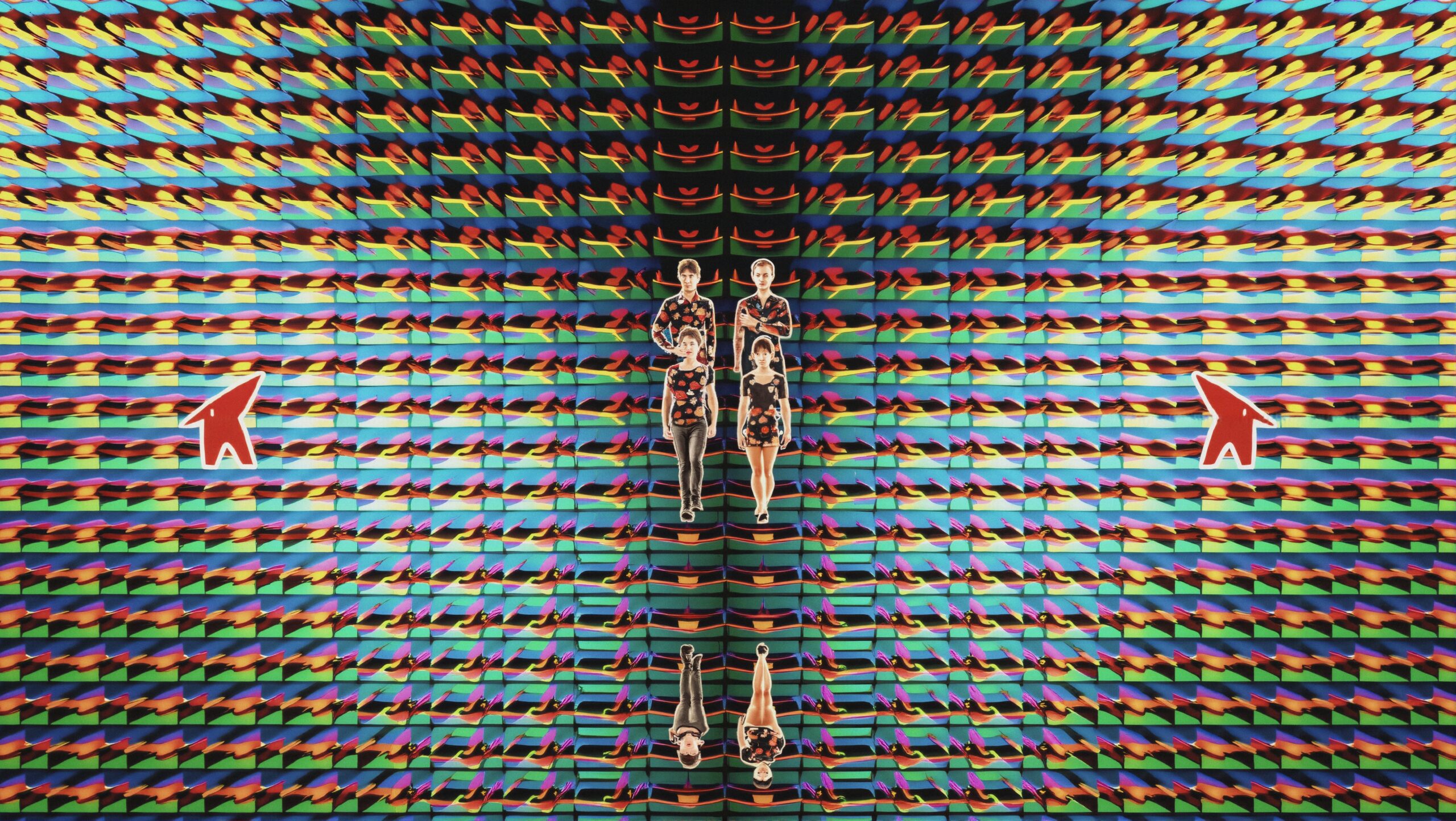 Colorful Patterns and Mirrored Reflections