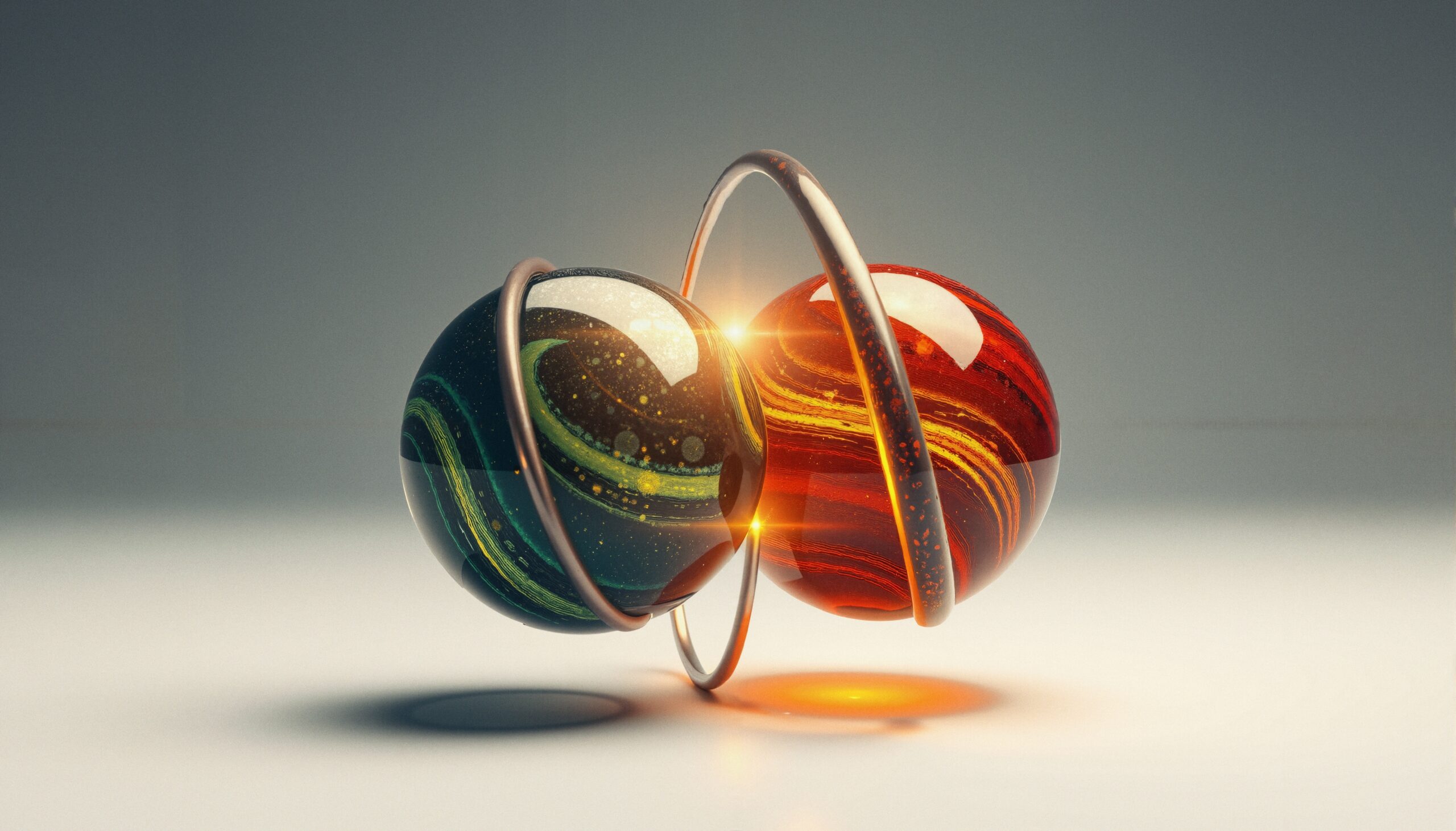 Cosmic Orbital Glass Spheres