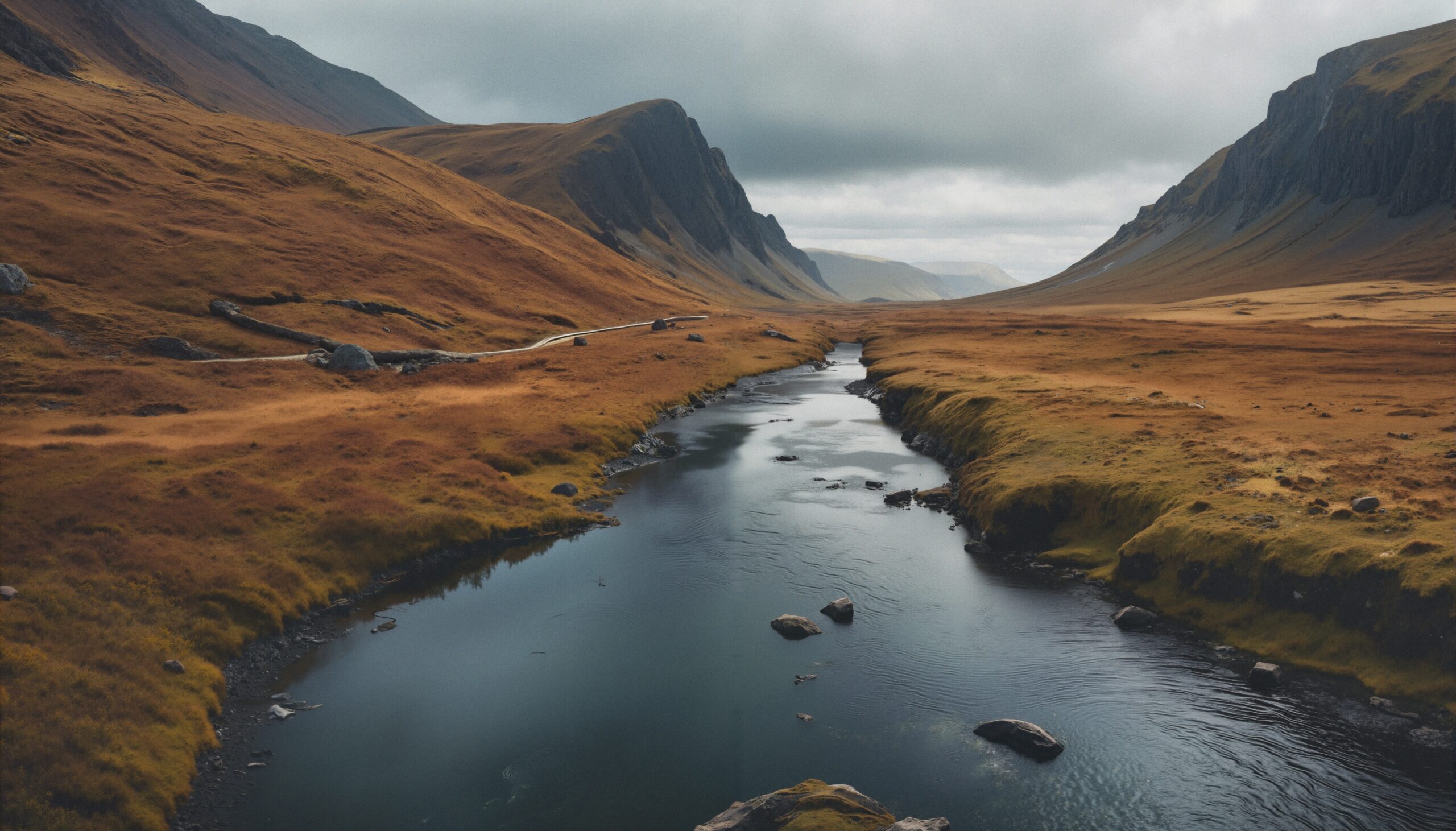 Serene Mountain Valley Stream