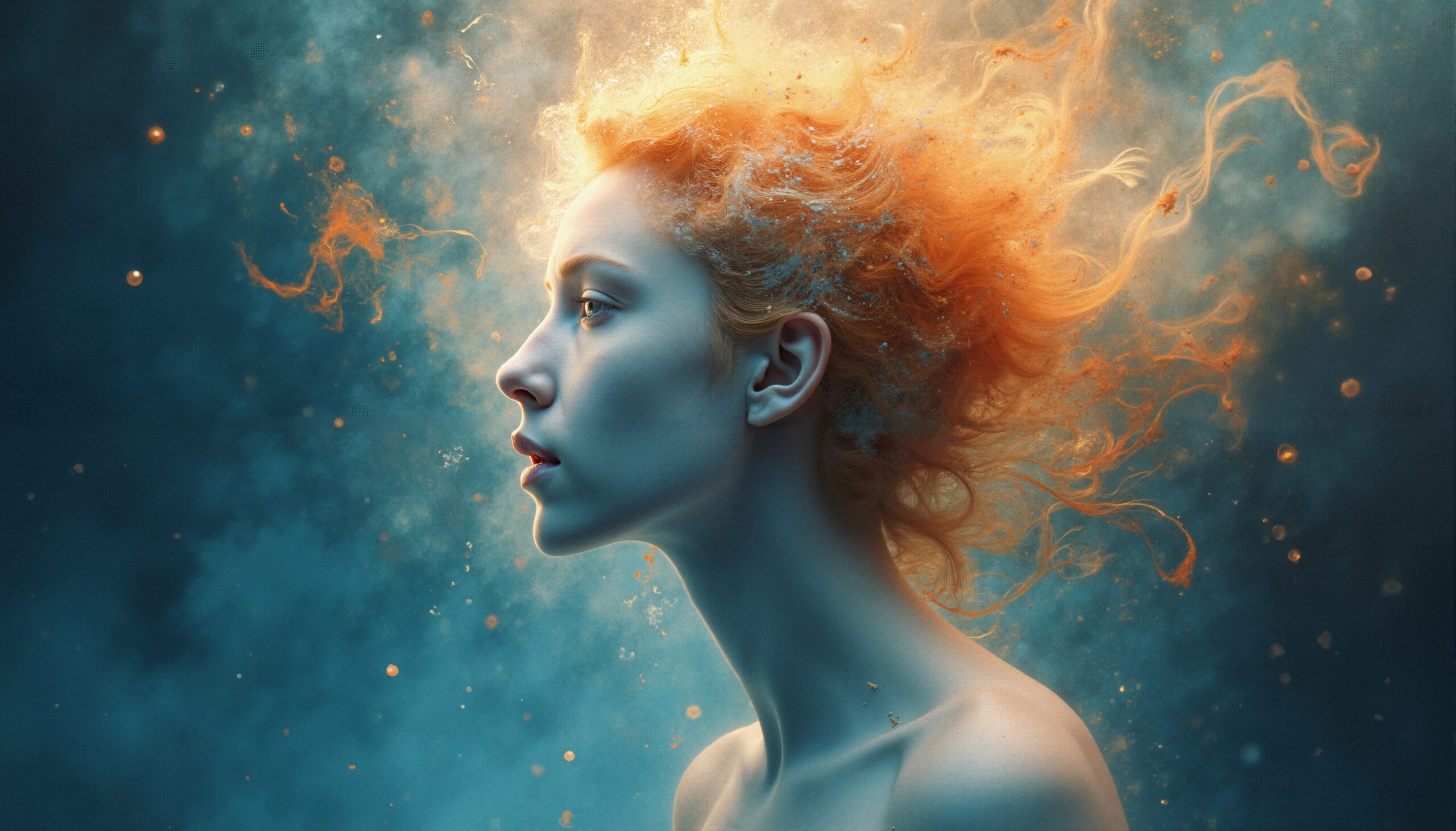 Cosmic Enchantment Ethereal Portrait Magic