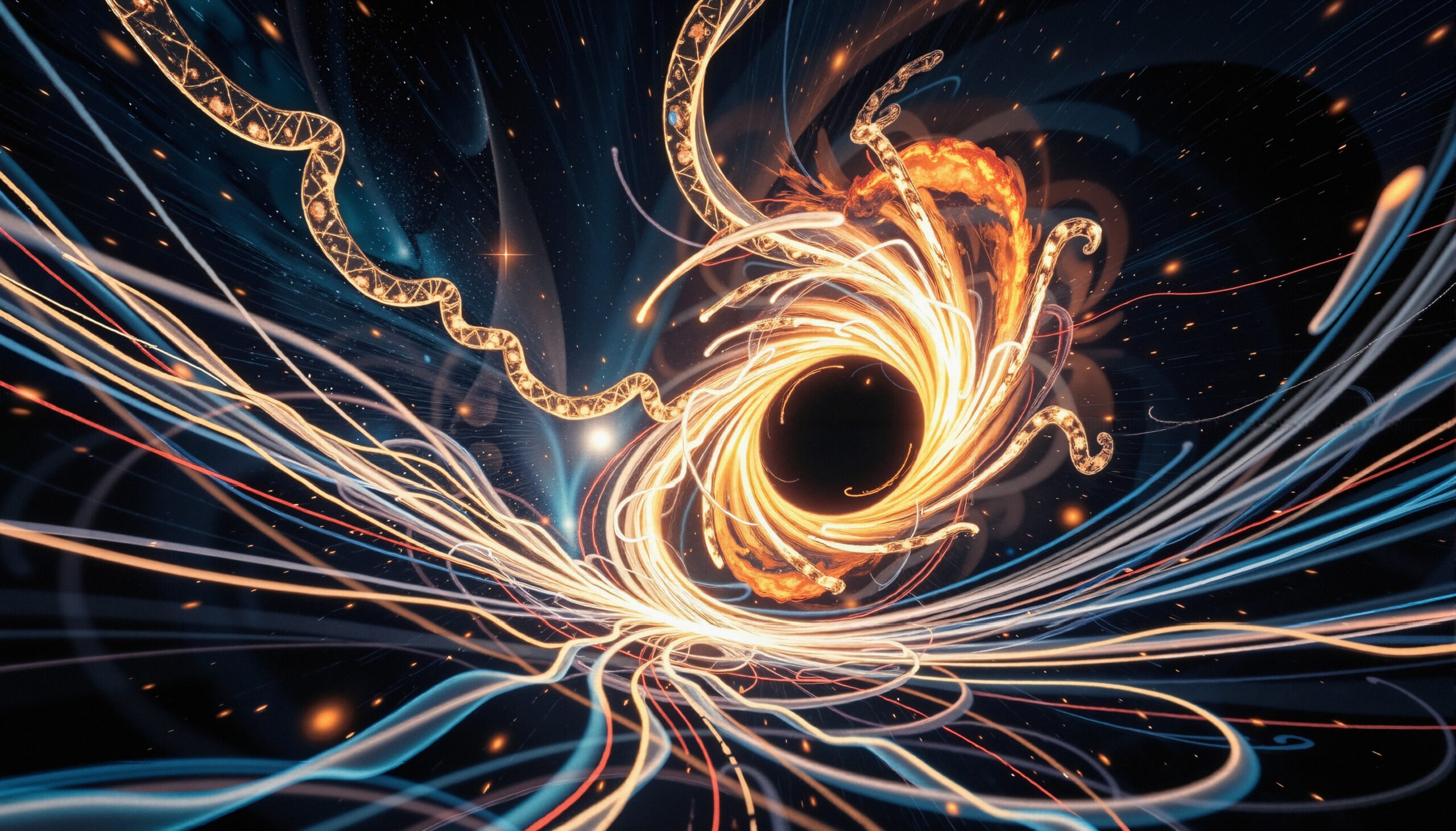 Mesmerizing Cosmic Light Spiral