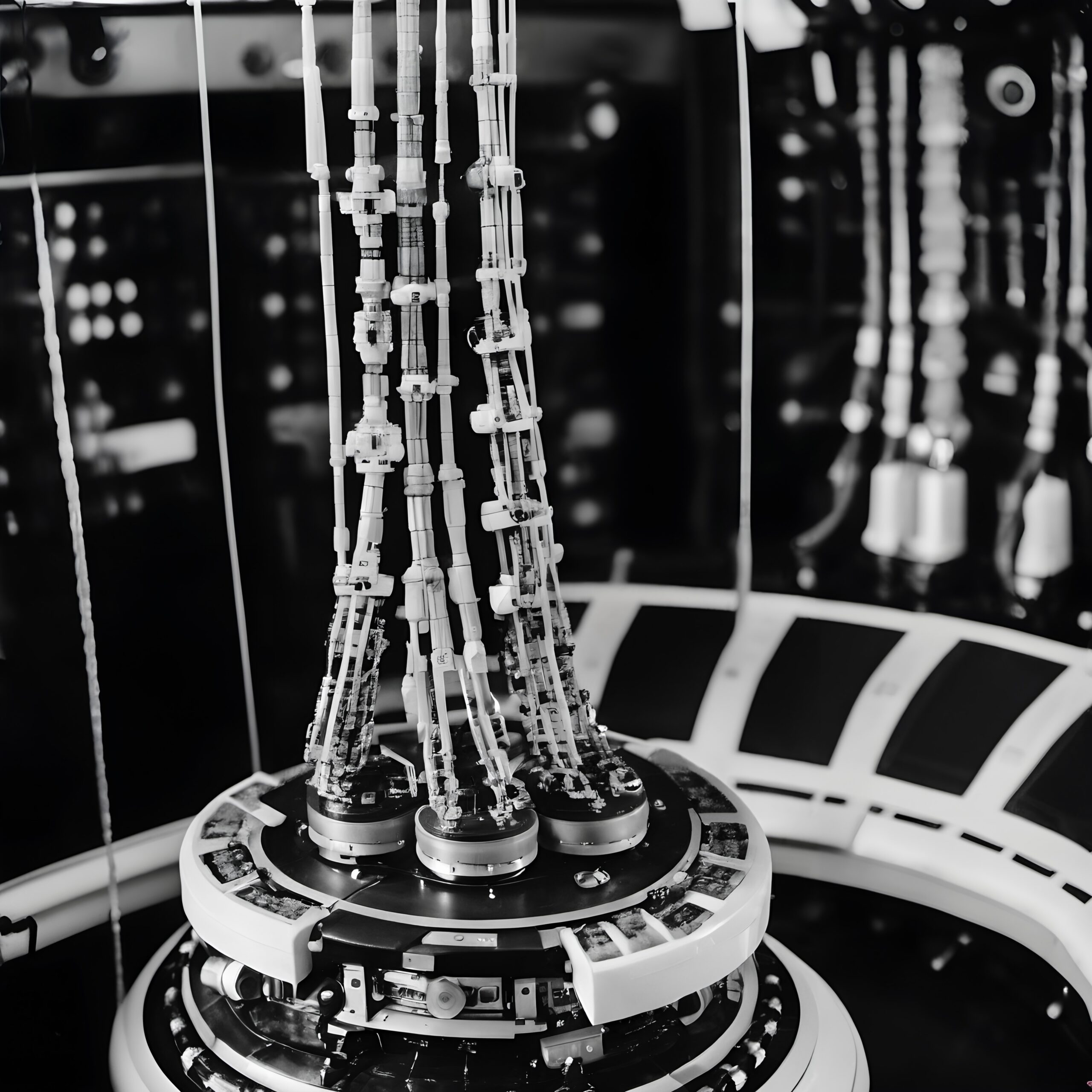 Complex Machine with Connected Tubes