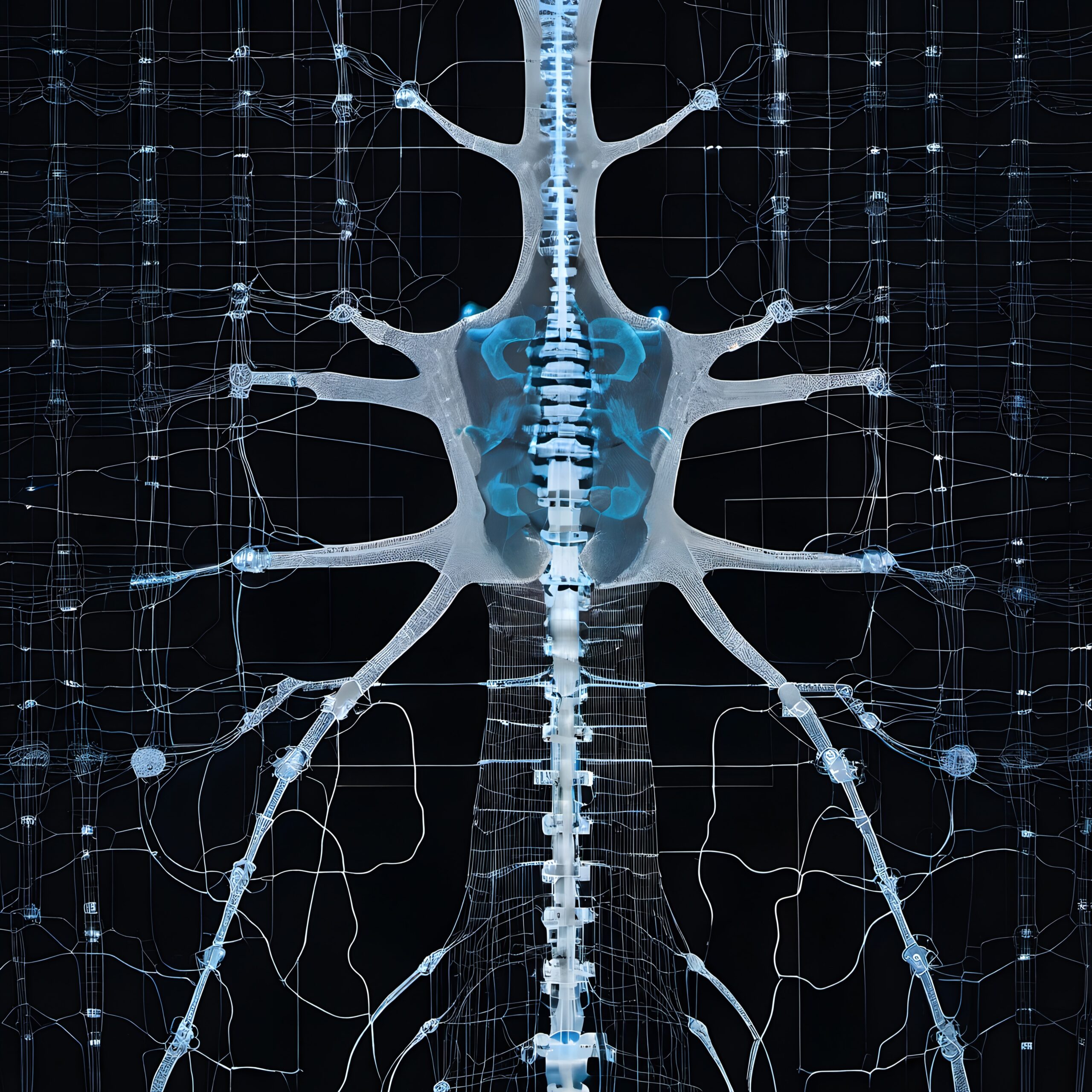 Futuristic Nervous System Illustration