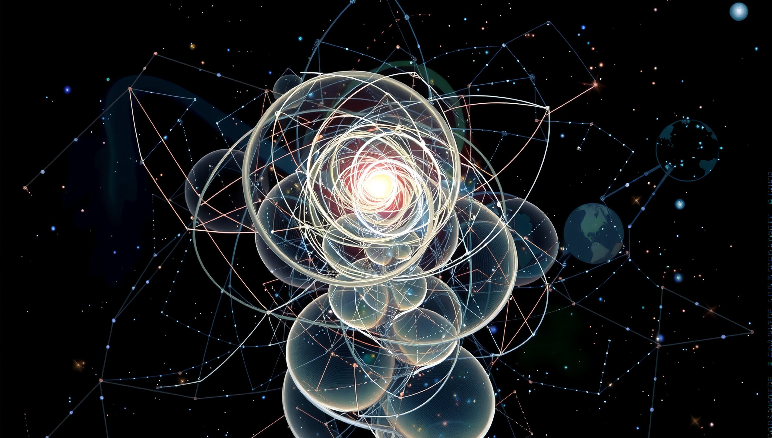 Cosmic Dance of Geometric Light