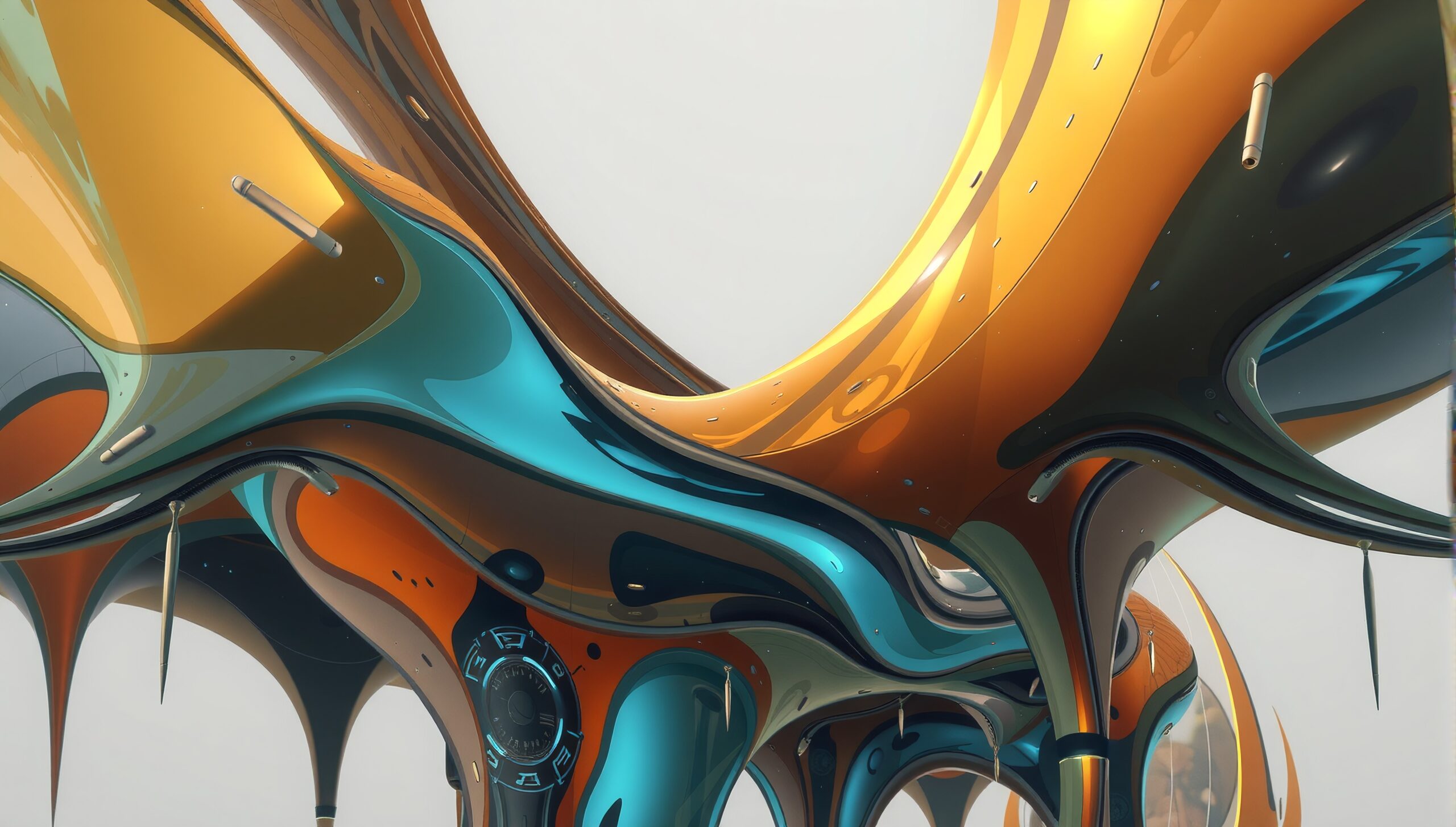 Futuristic Abstract Architecture Design