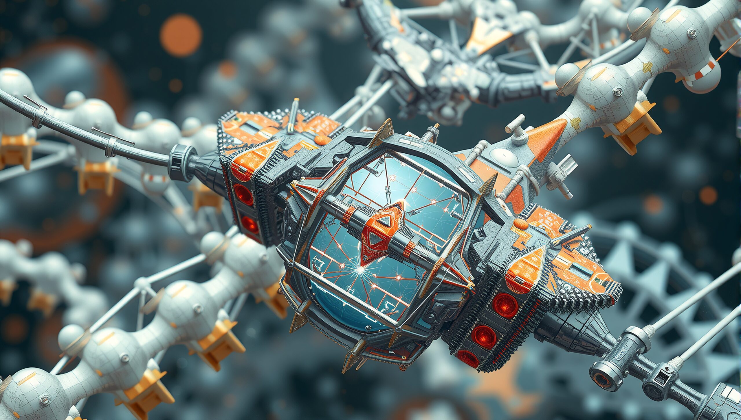 Futuristic Space Station Design