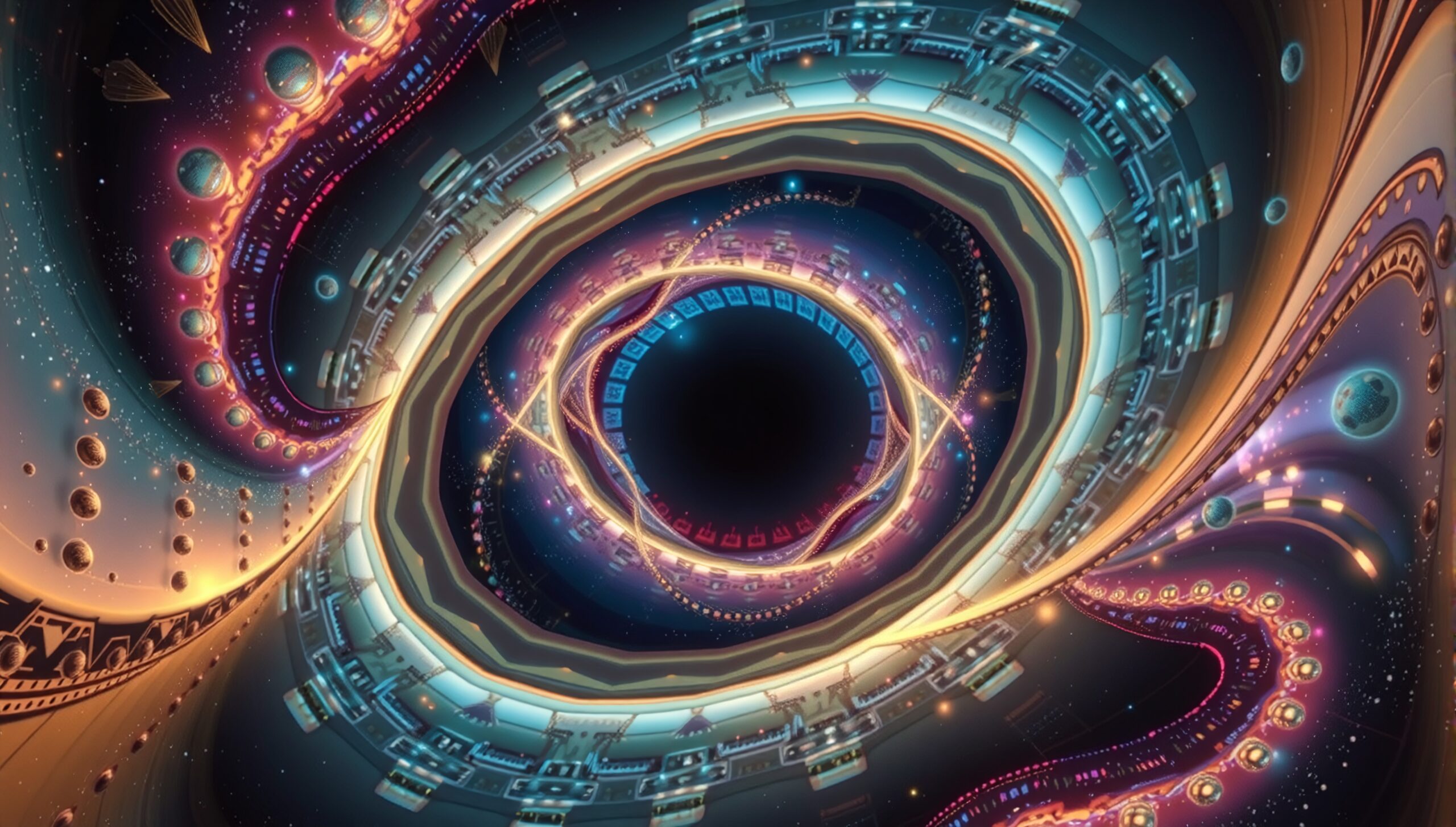 Galactic Cosmic Vortex Art