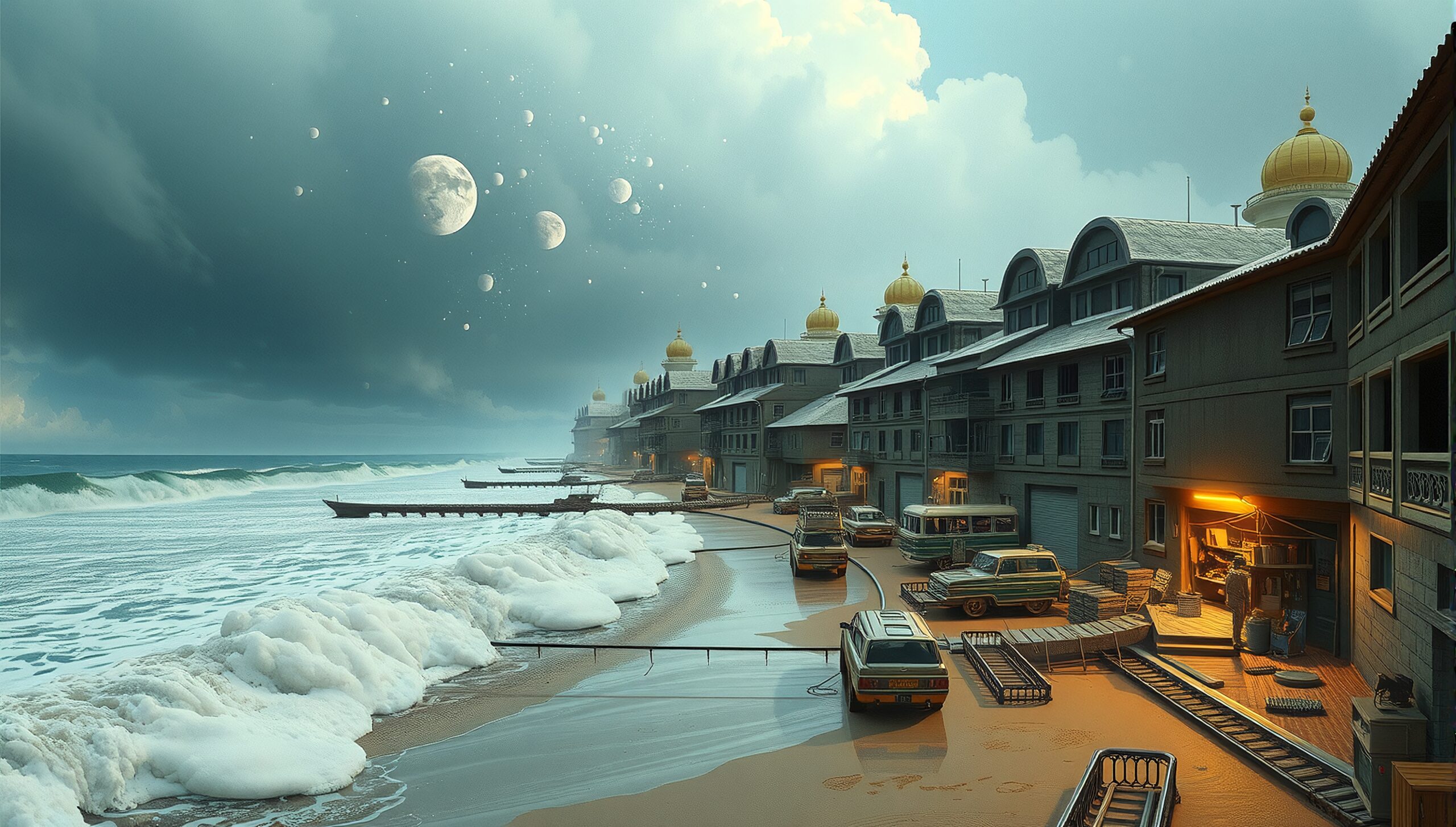 Celestial Beachfront Urban Fantasy