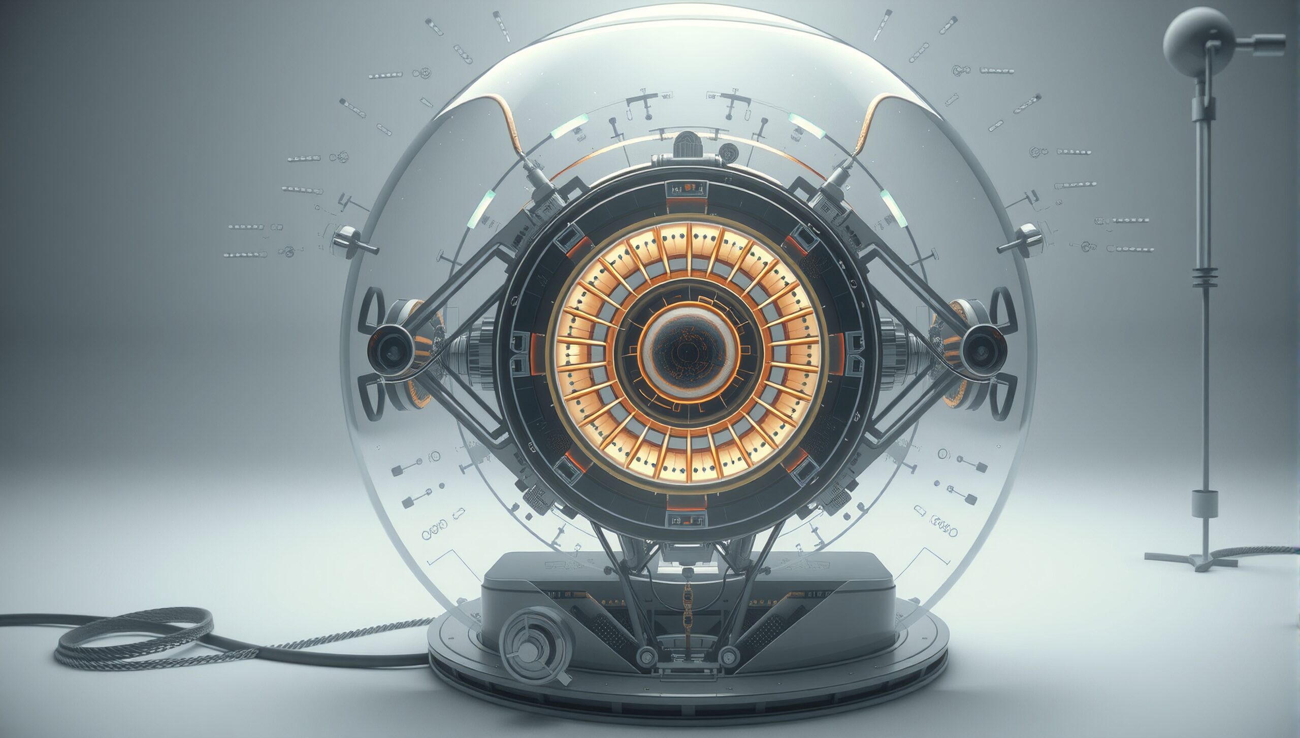 Futuristic High-Tech Machine Core