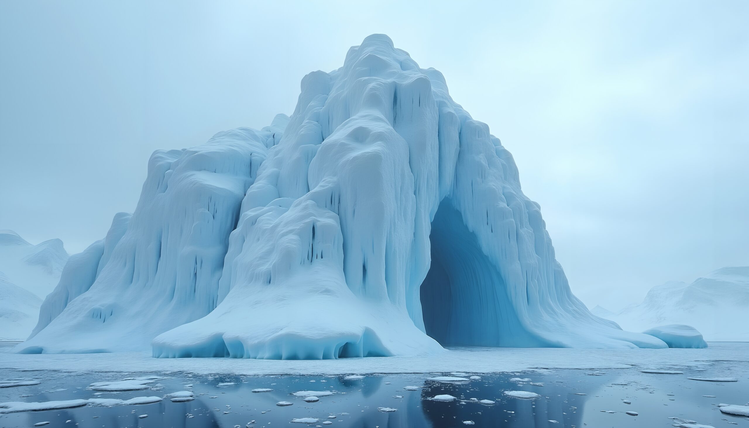 Majestic Arctic Iceberg Formation
