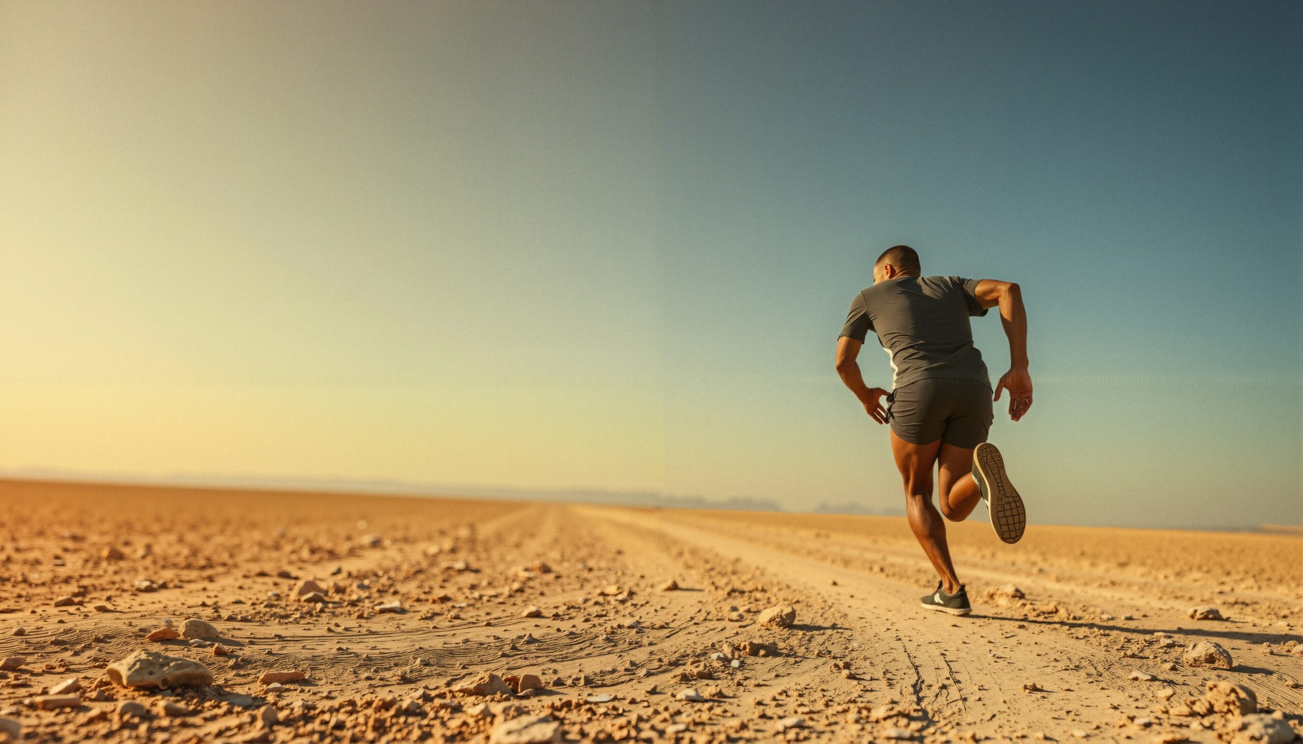 Running Through the Desert Heat