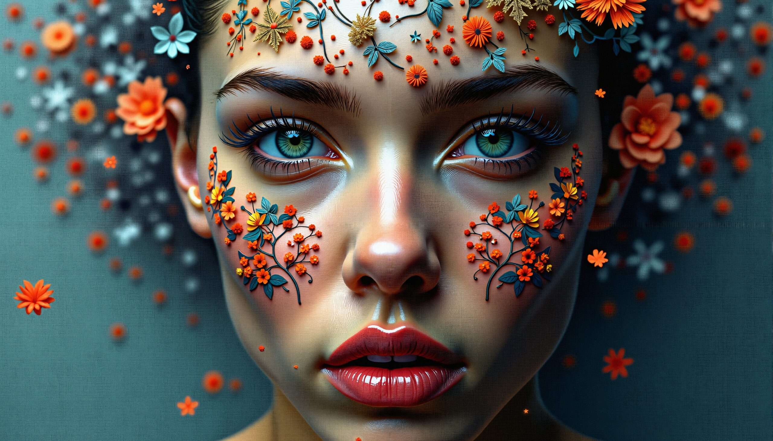 loral Adorned Ethereal Beauty Portrait