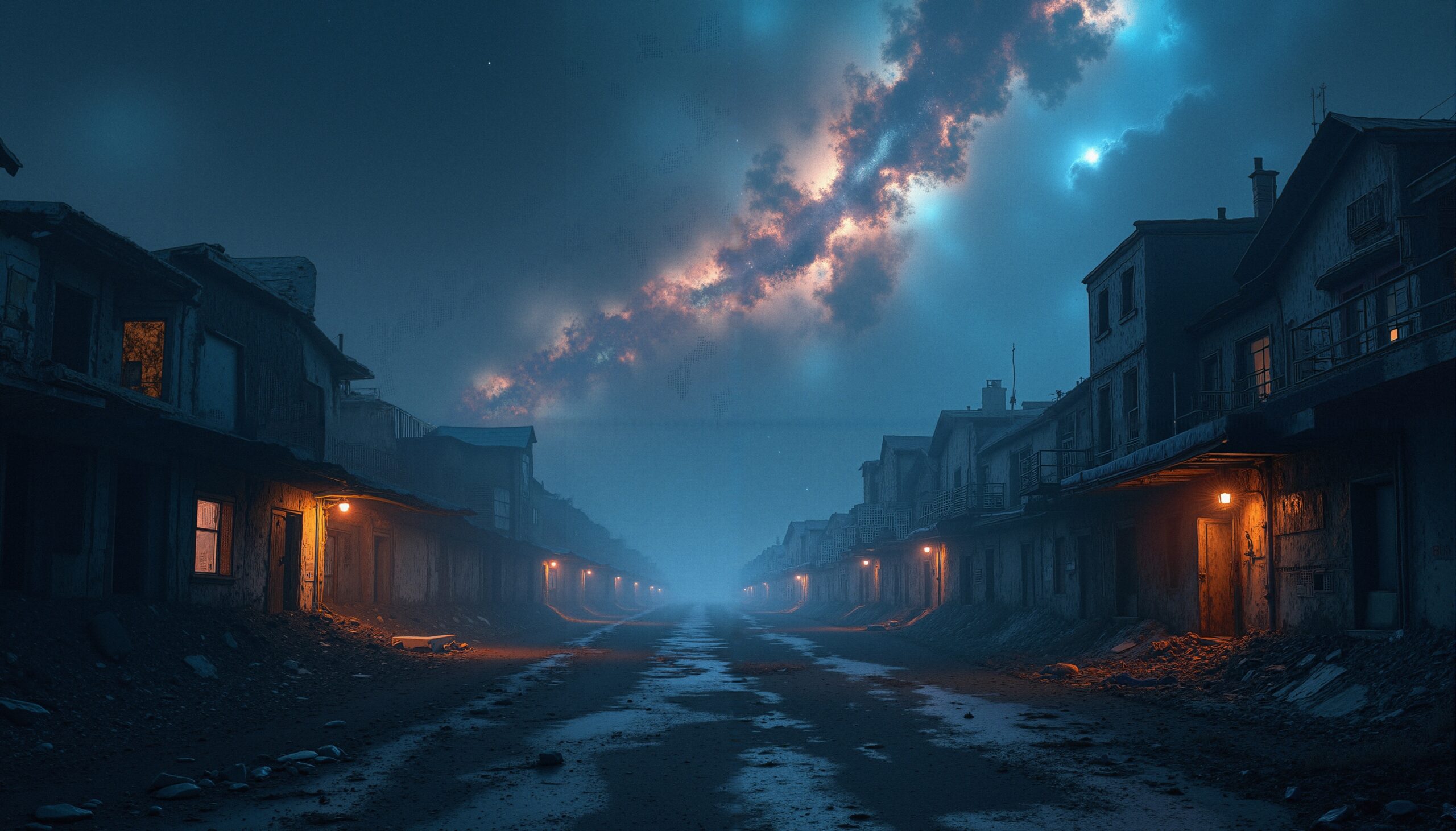 Mysterious Cosmic Event Over Street