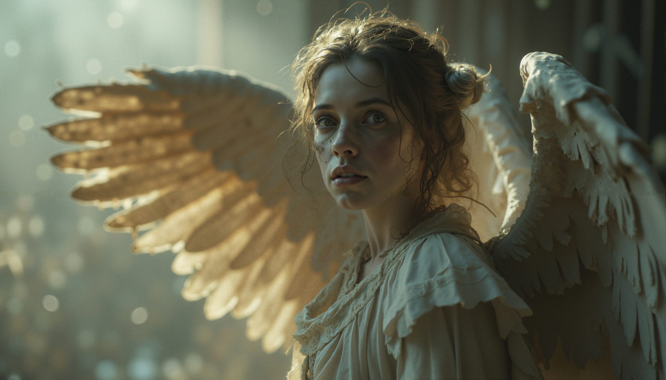 Angel with Serene Mystical Wings