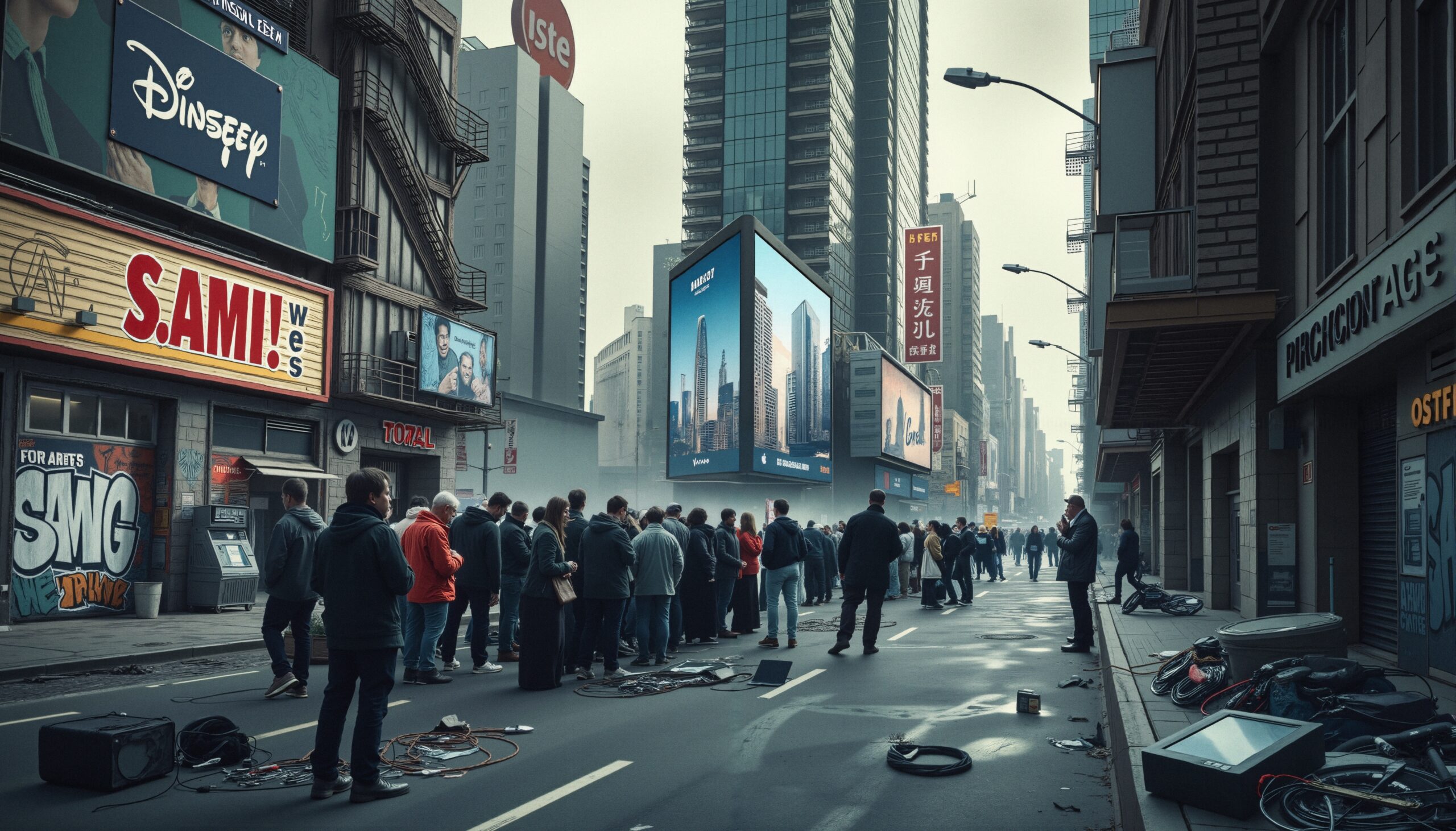 Urban Queue in Misty City