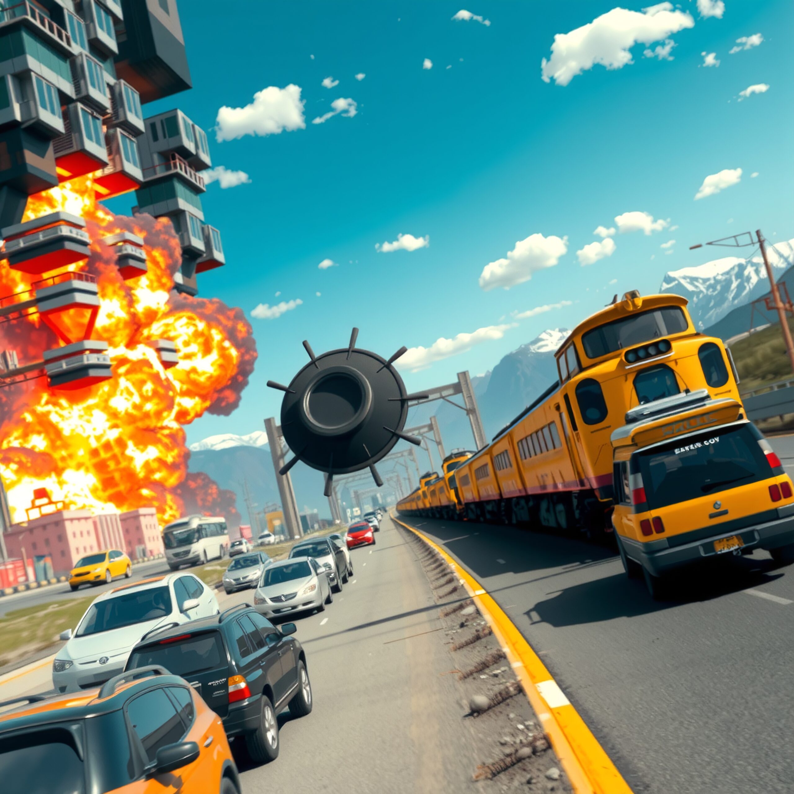 Chaotic Highway and Floating Mine