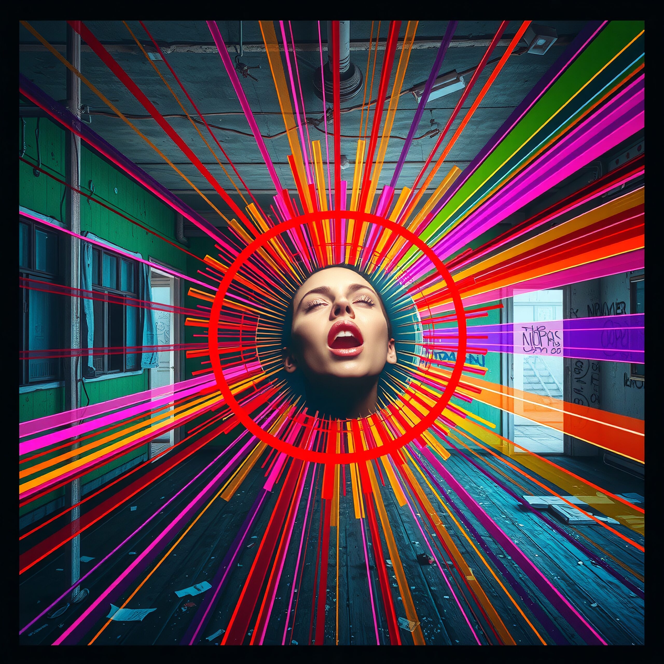 Vibrant Burst of Emotional Colors