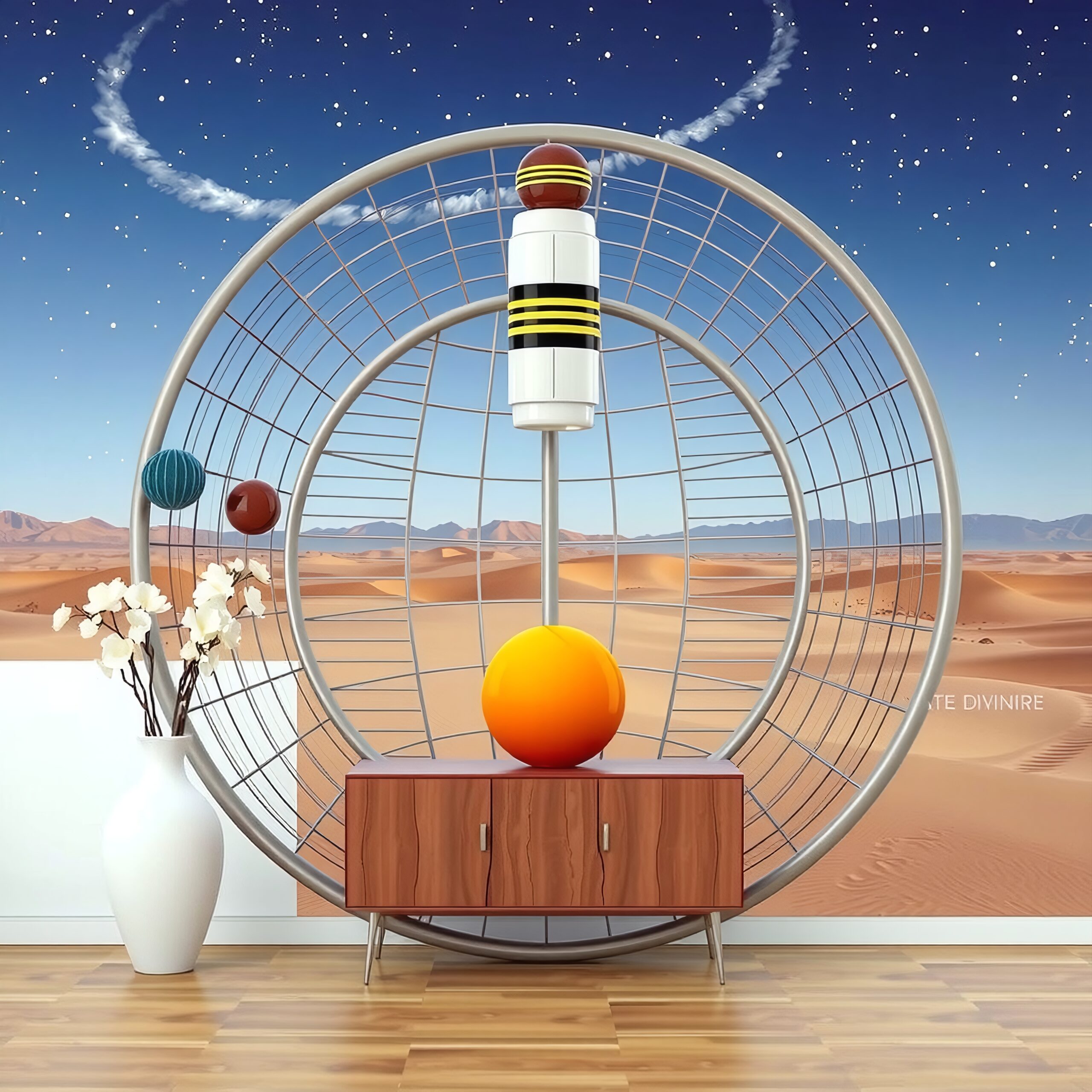 Futuristic Desert-Inspired Interior Design