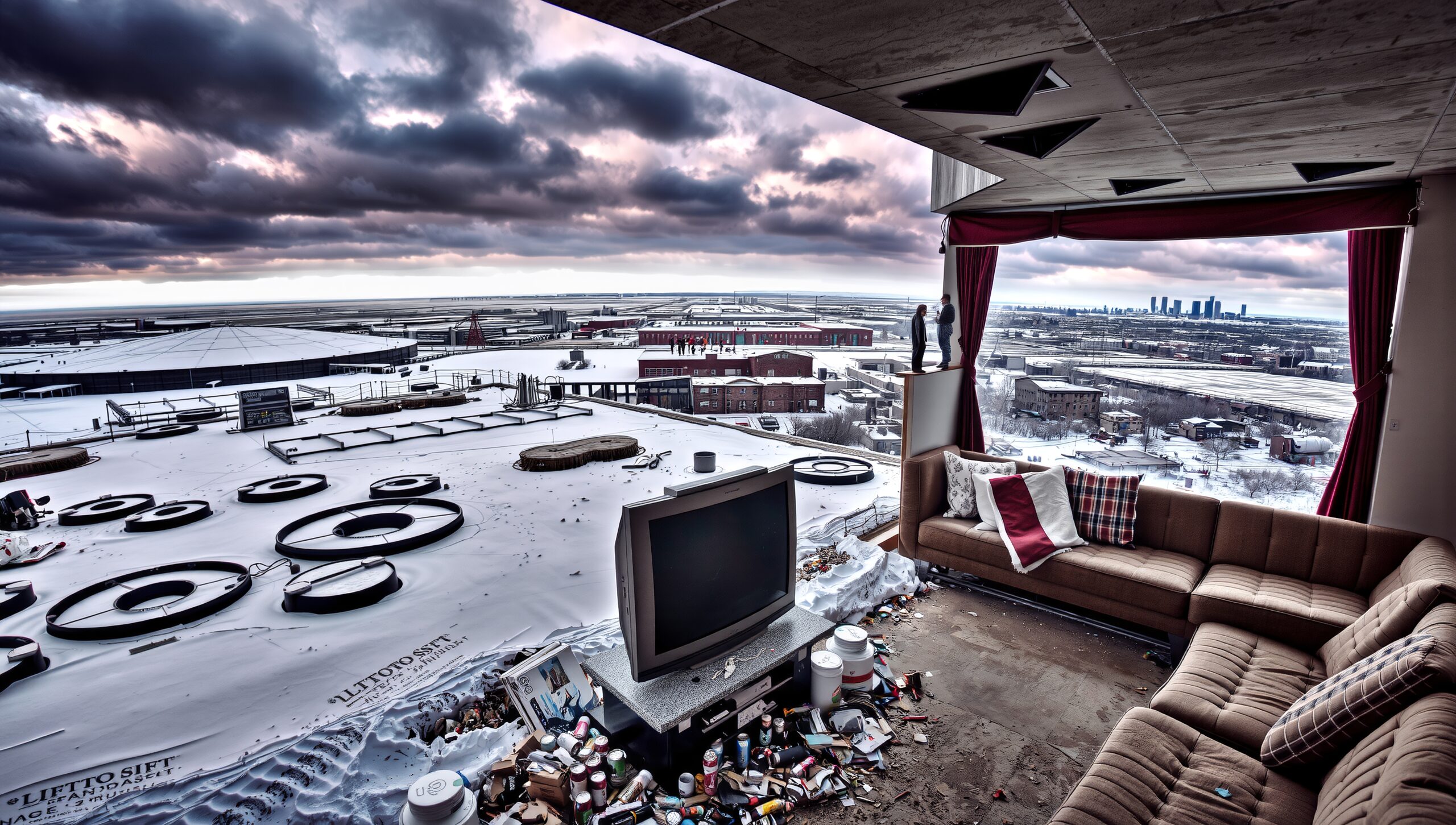 Urban Decay with City View