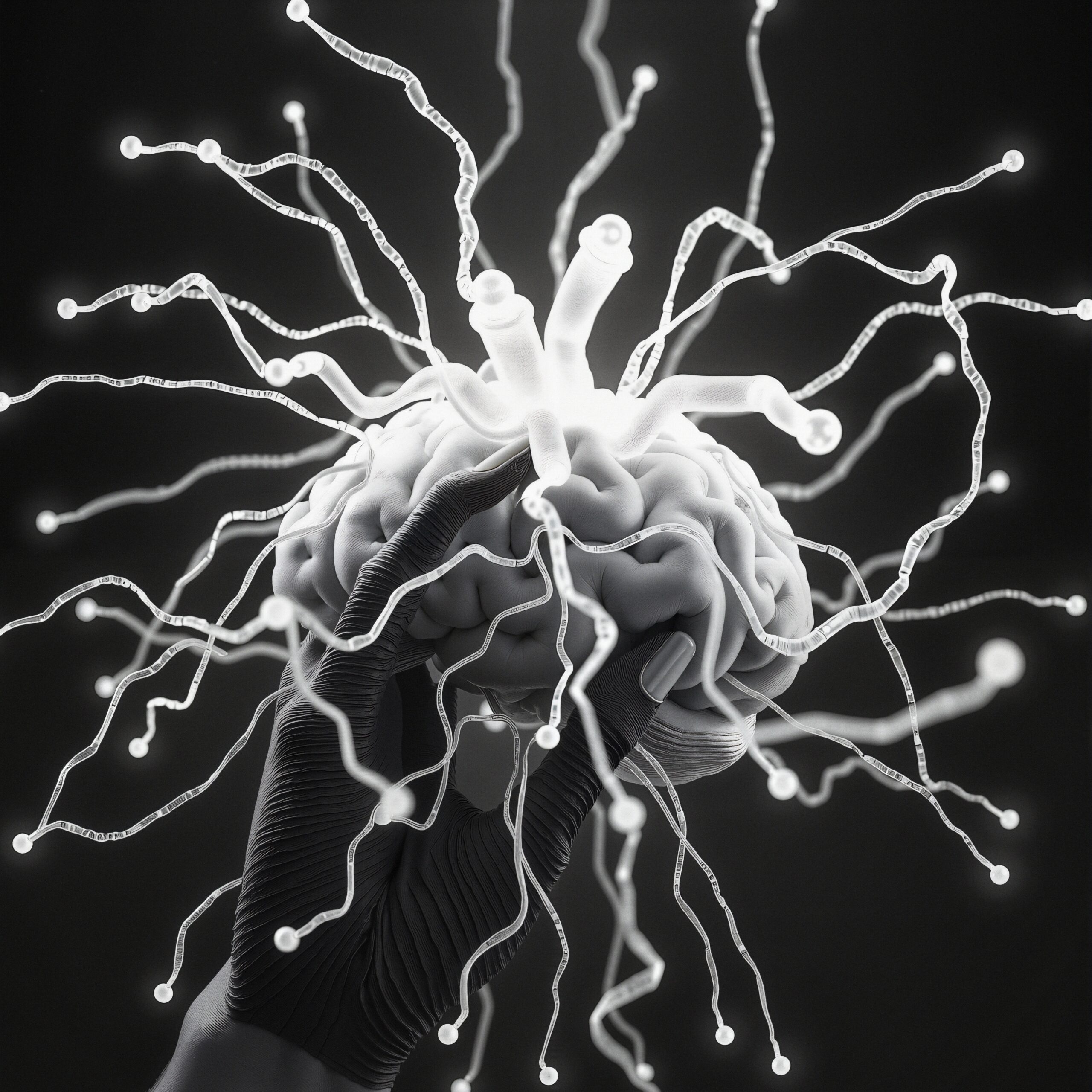 Futuristic Neural Connections Imagery