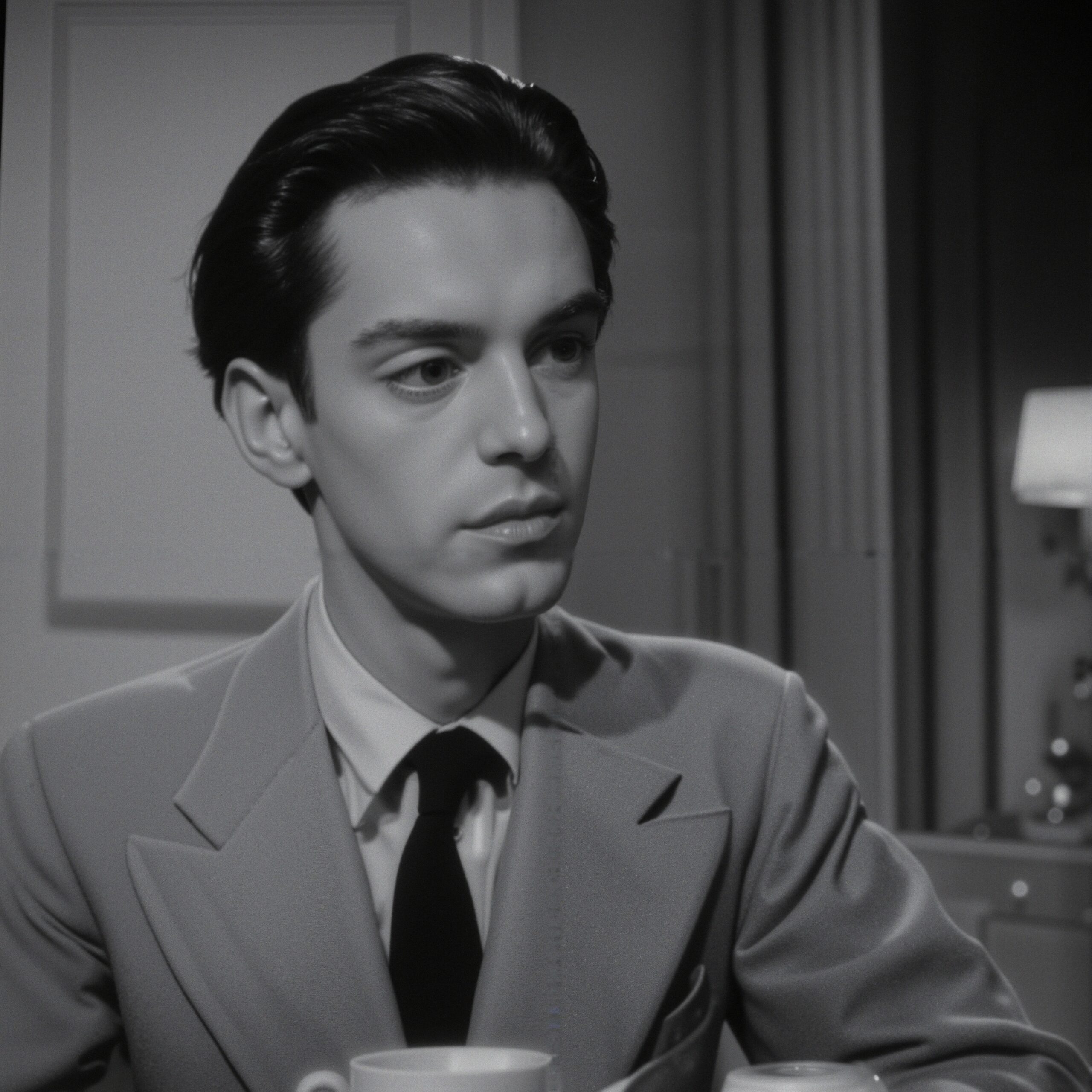 Classic Black and White Portrait