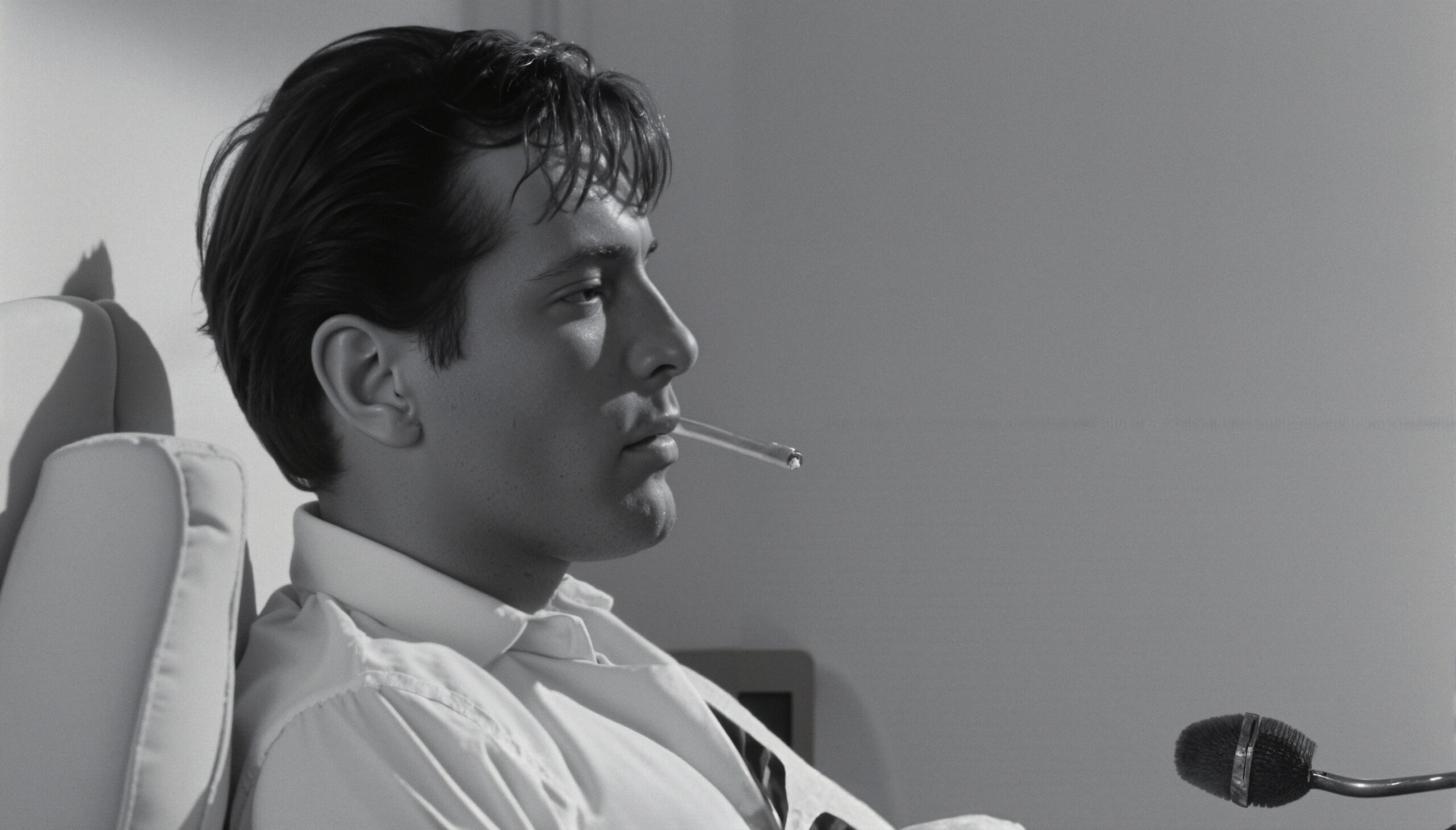 Pensive Man with Cigarette