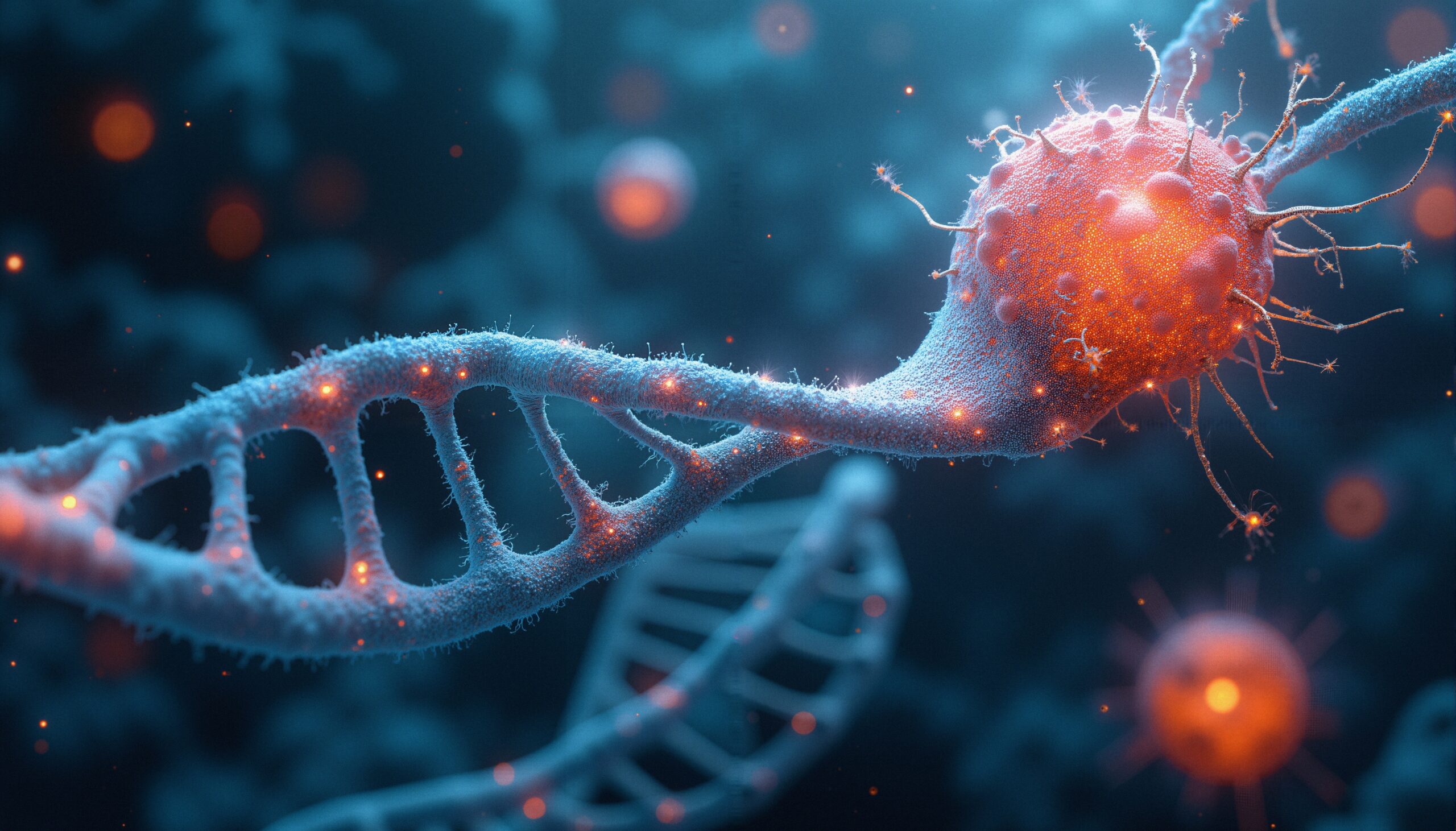 Intricate DNA and Cell Interaction