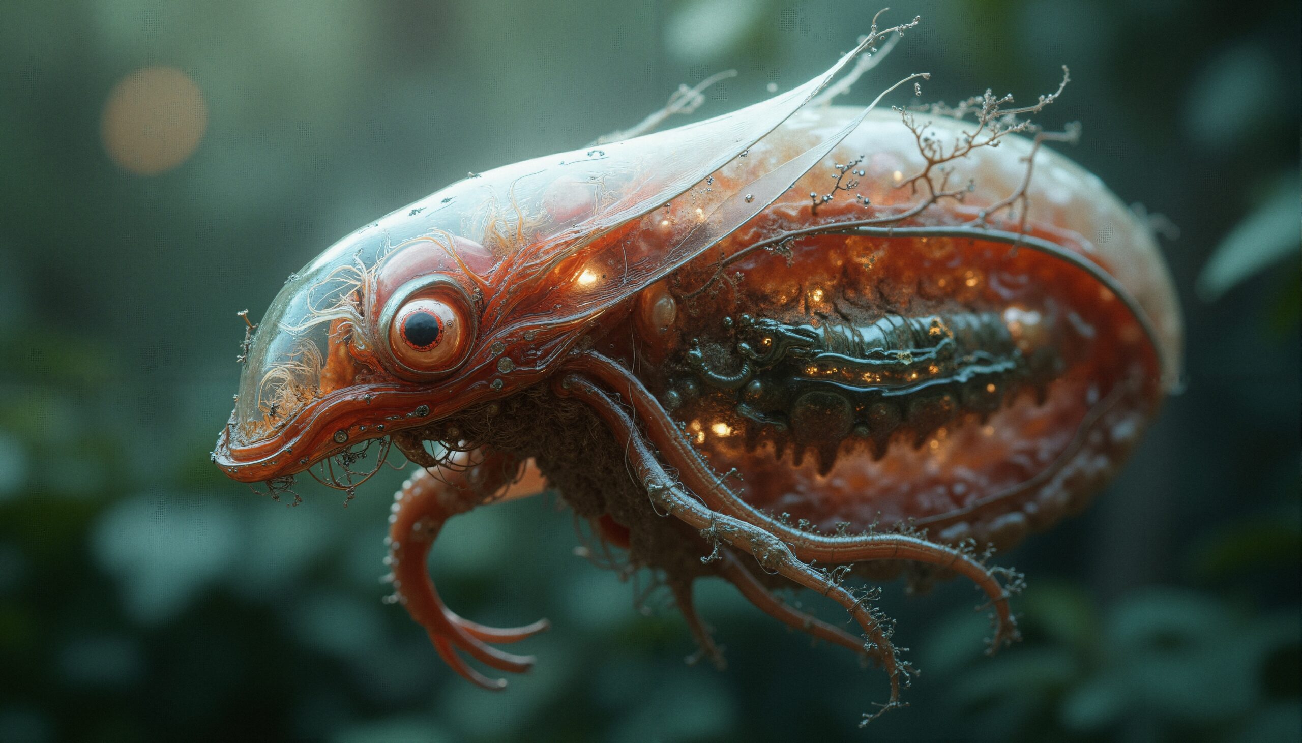 Alien Sea Creature on Display