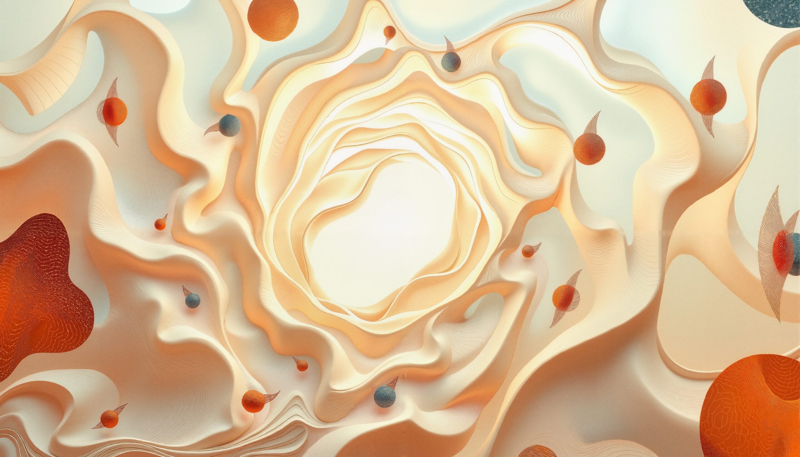 Swirling Abstract Cosmic Design