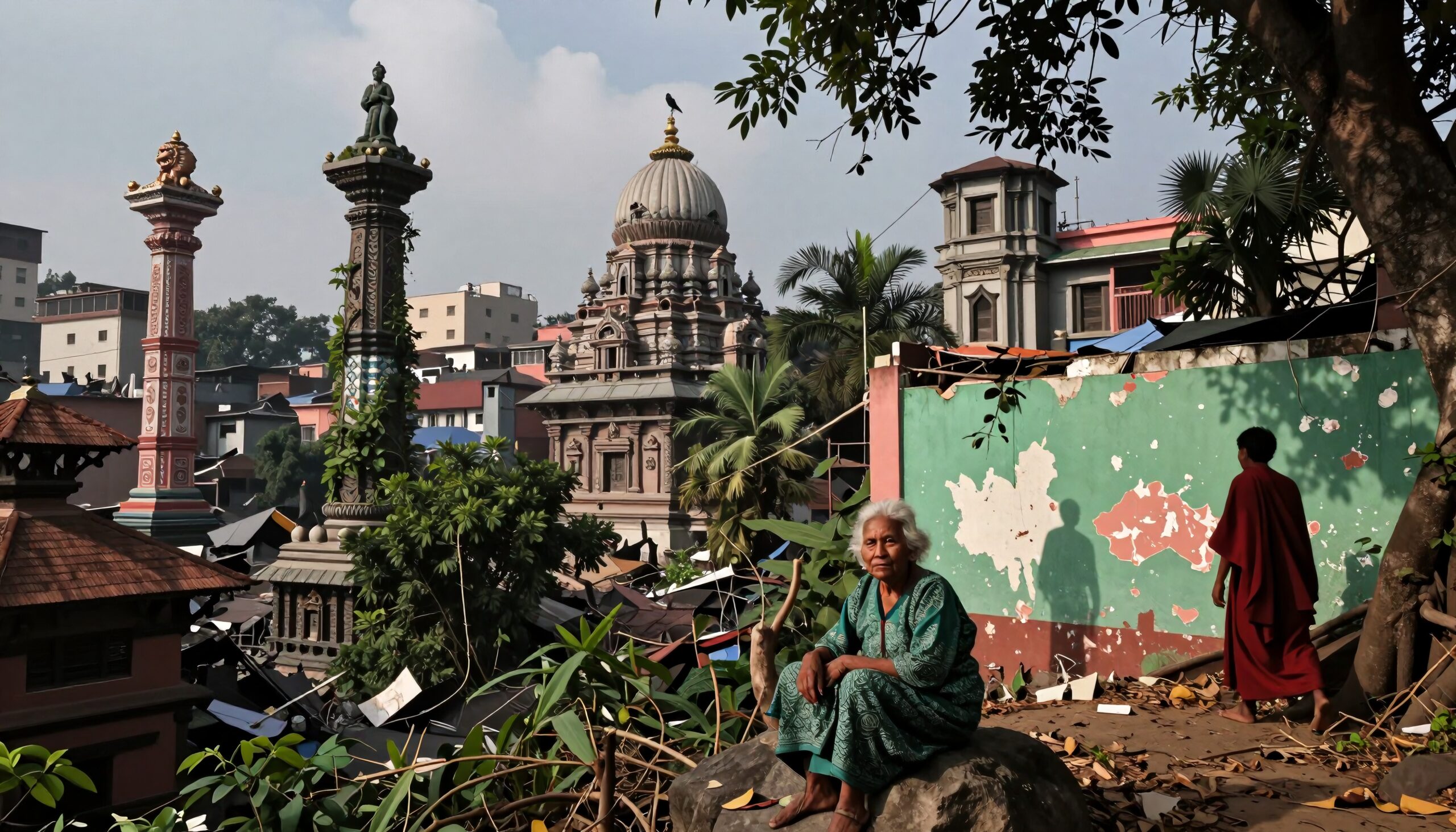 Tranquil Urban Scene with Heritage