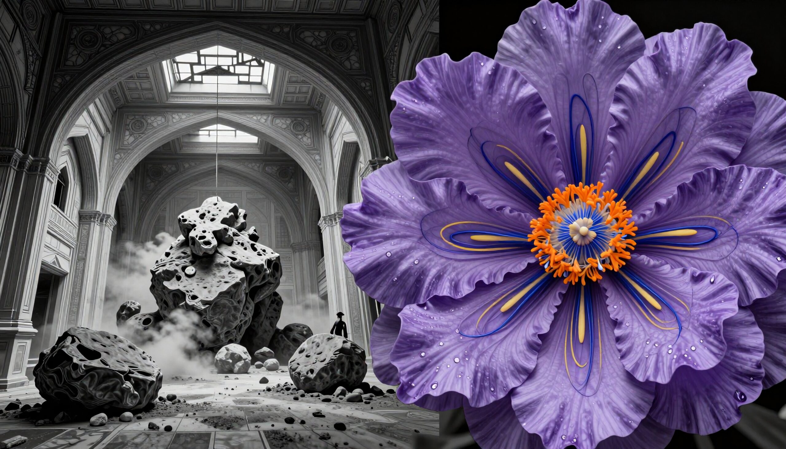 Black and White Meets Color