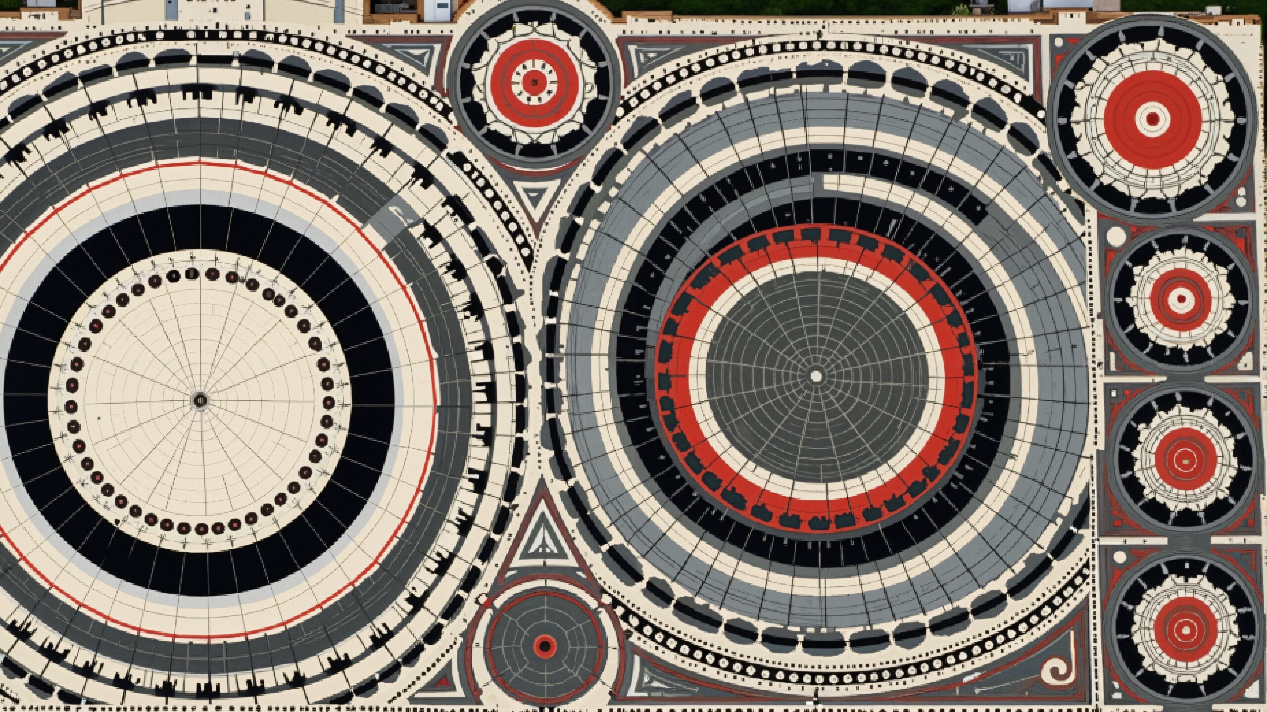 Geometric Patterns from Above