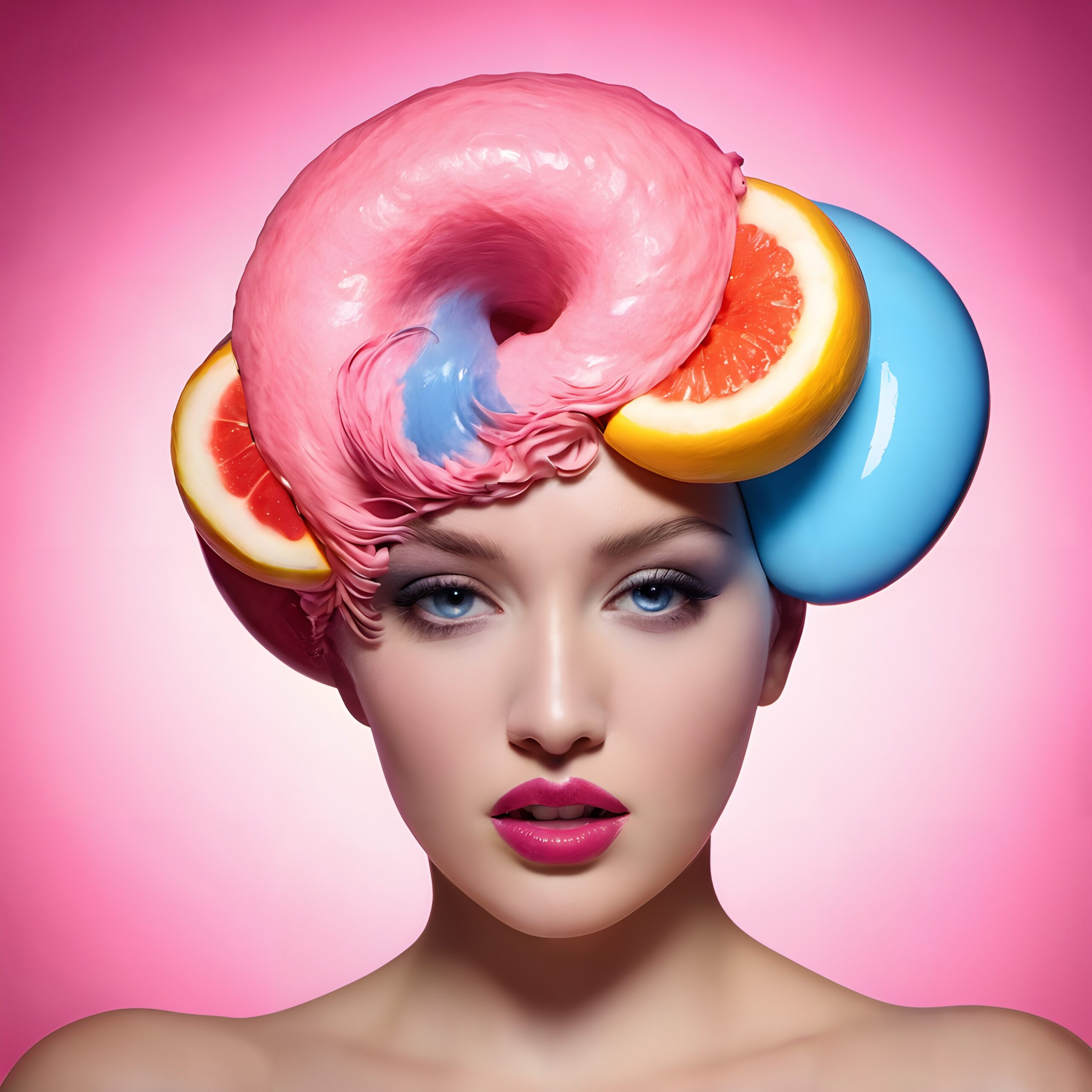 Surreal Confectionery Fashion Expression