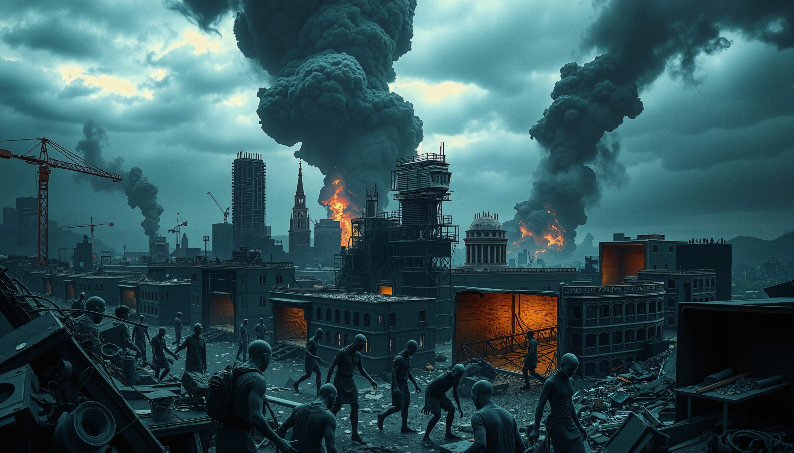 Urban Apocalypse Smoke and Fire