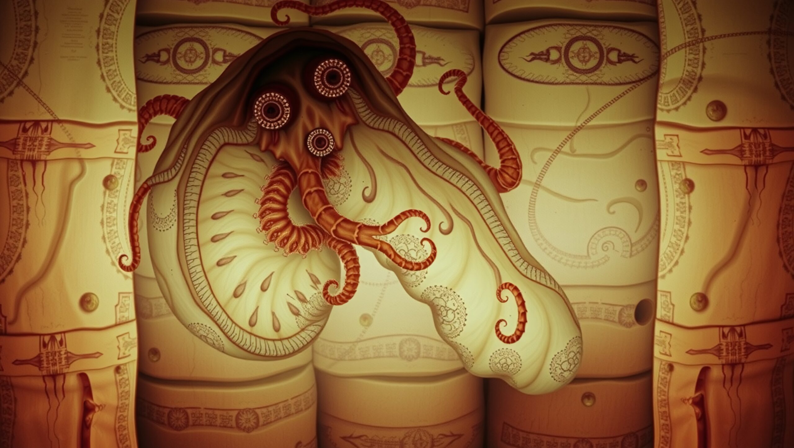 Surreal Tentacled Creature Design