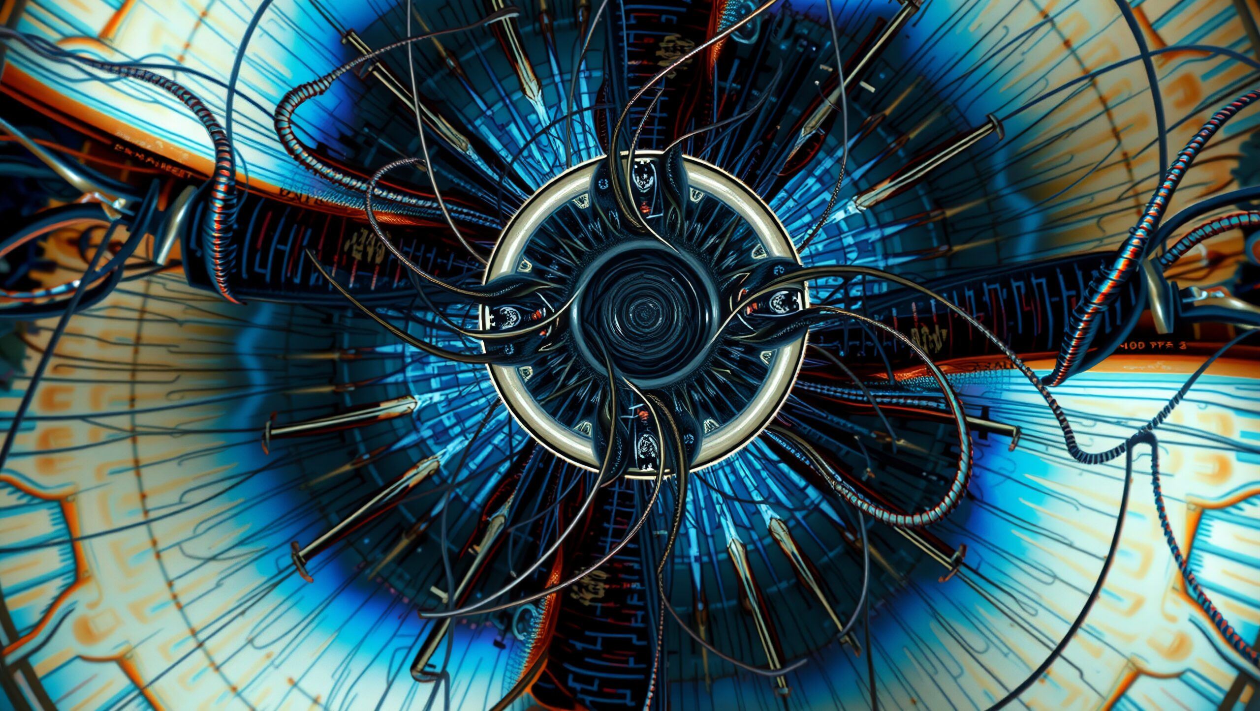 Futuristic Mechanical Design Abstraction