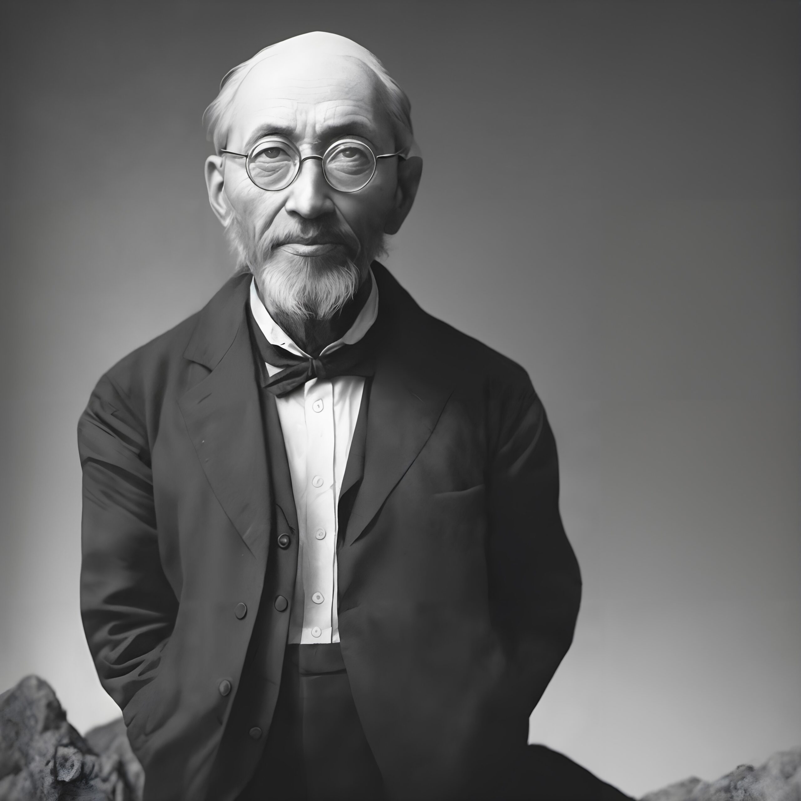 Distinguished Elderly Man in Suit