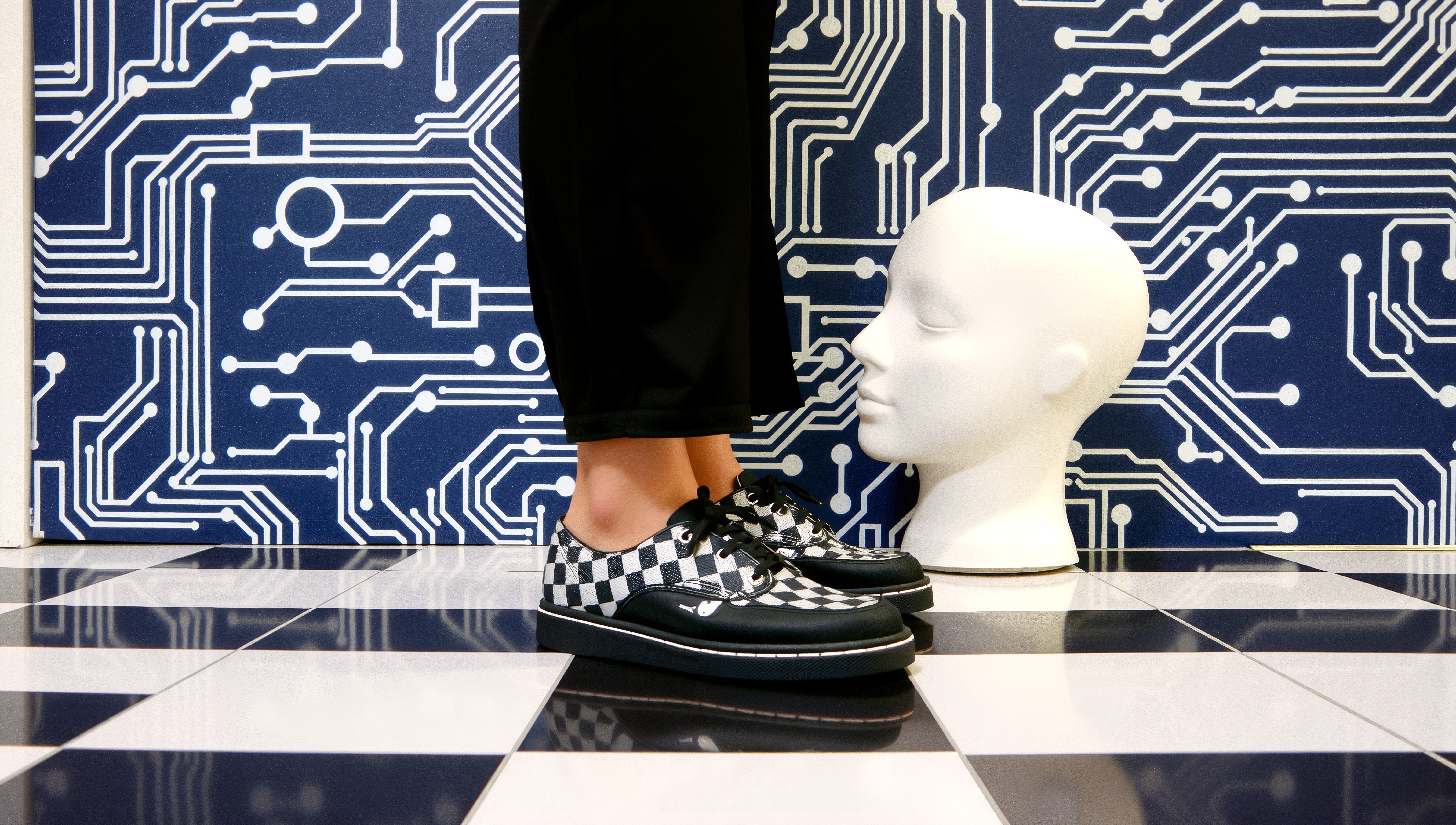 Fashion Meets Circuit Design Art