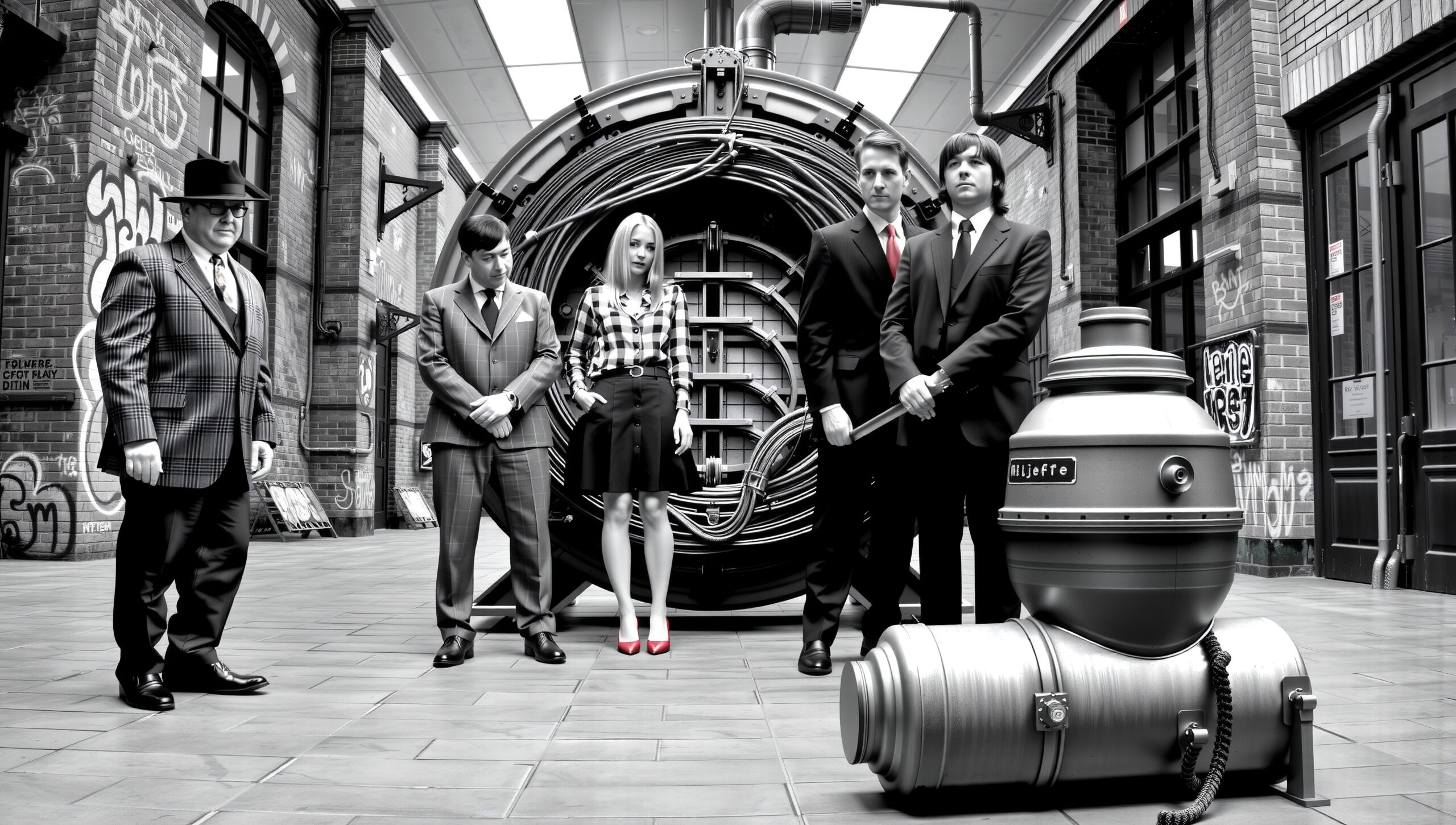 Industrial Mystery in Urban Setting