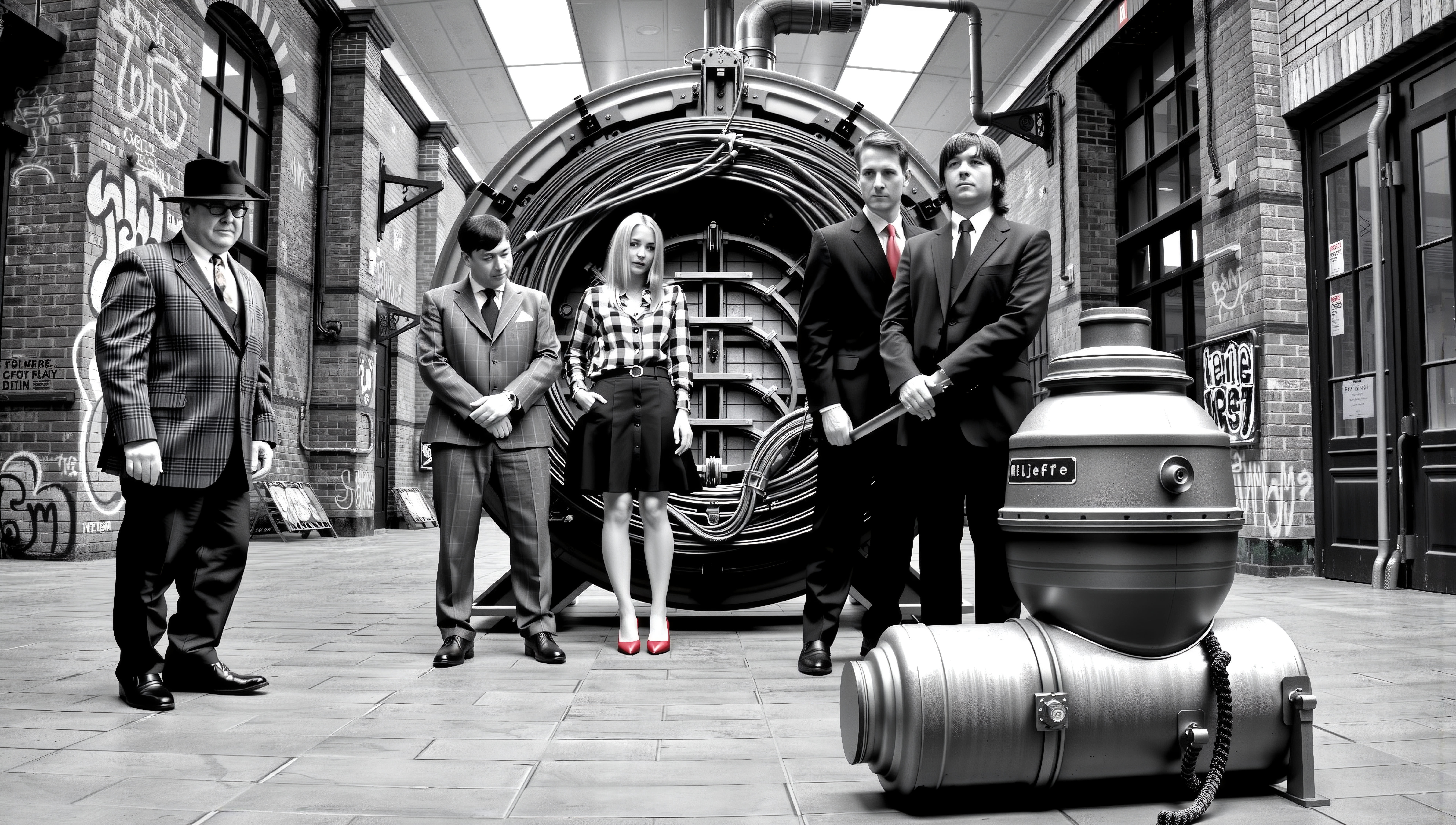 Industrial Mystery in Urban Setting