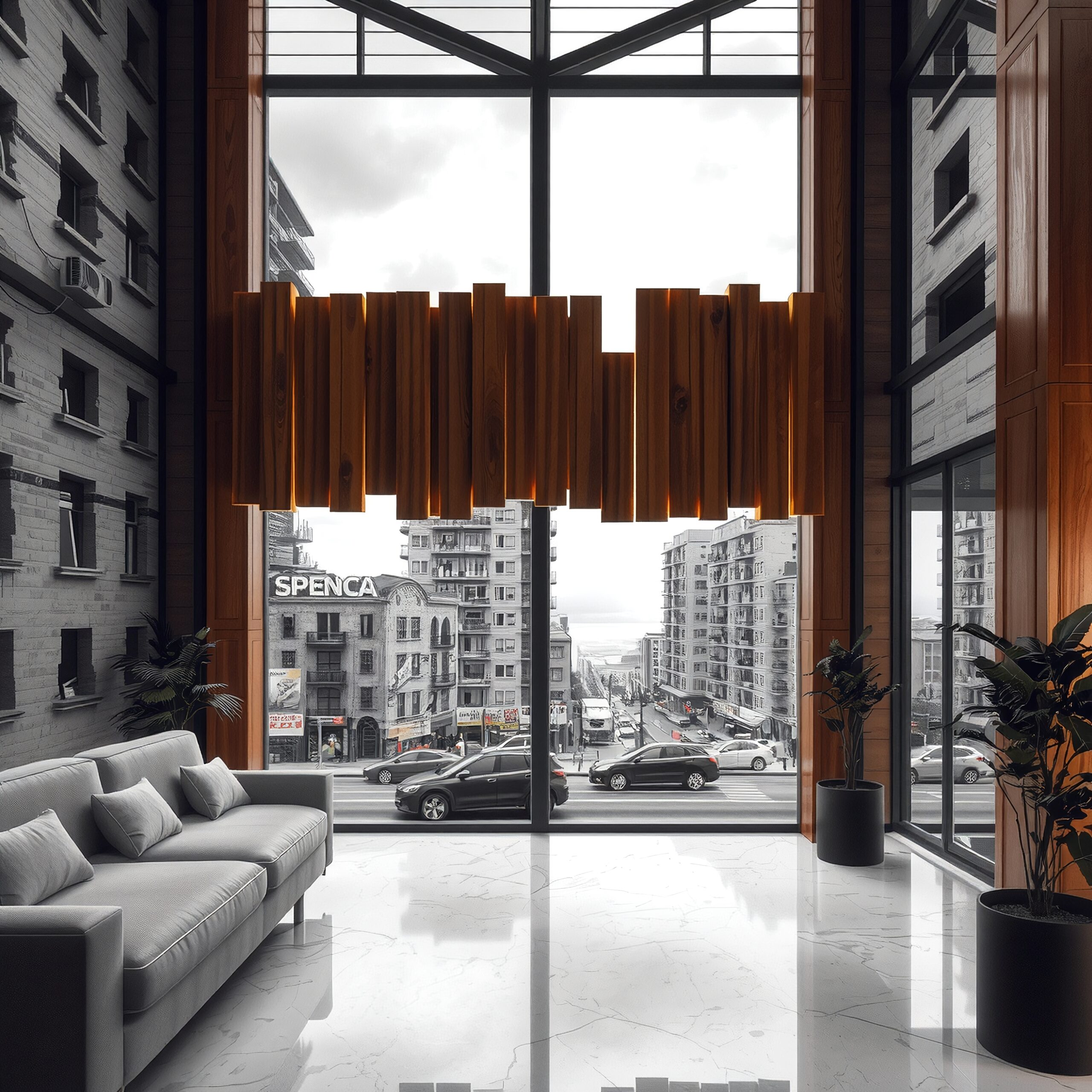 Urban Elegance Modern Interior View