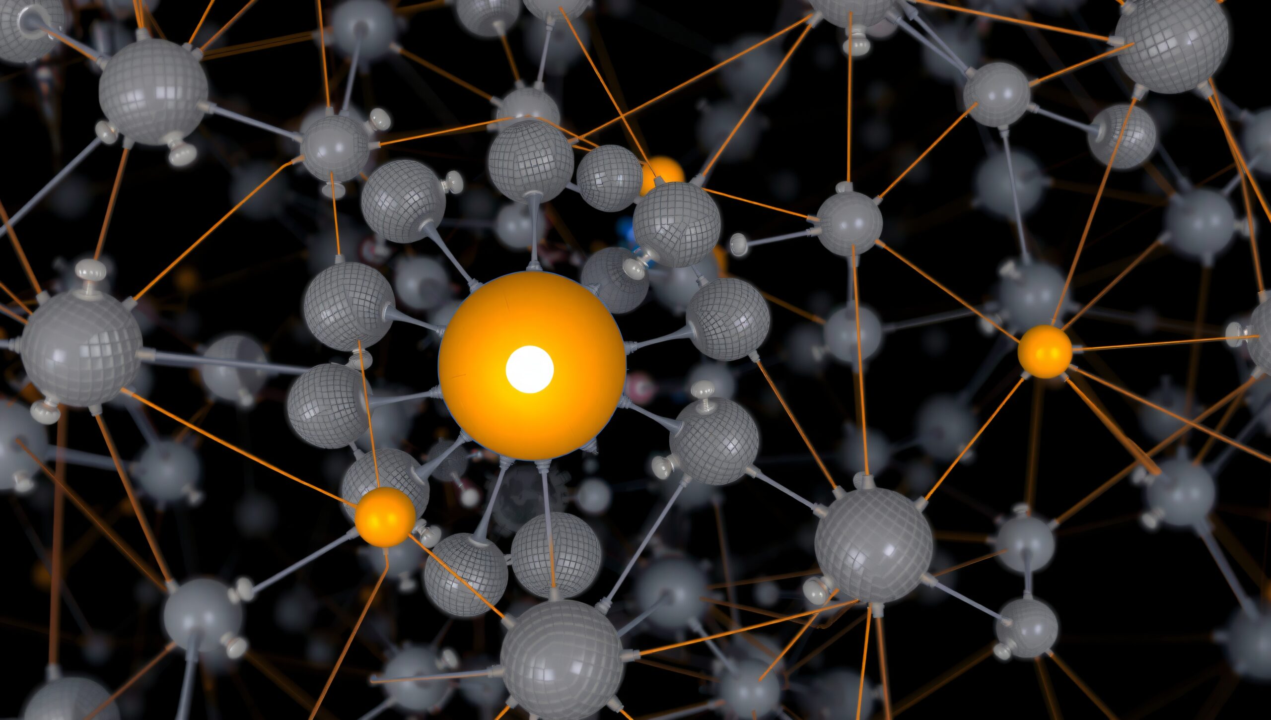 Connected Spheres and Lines Network