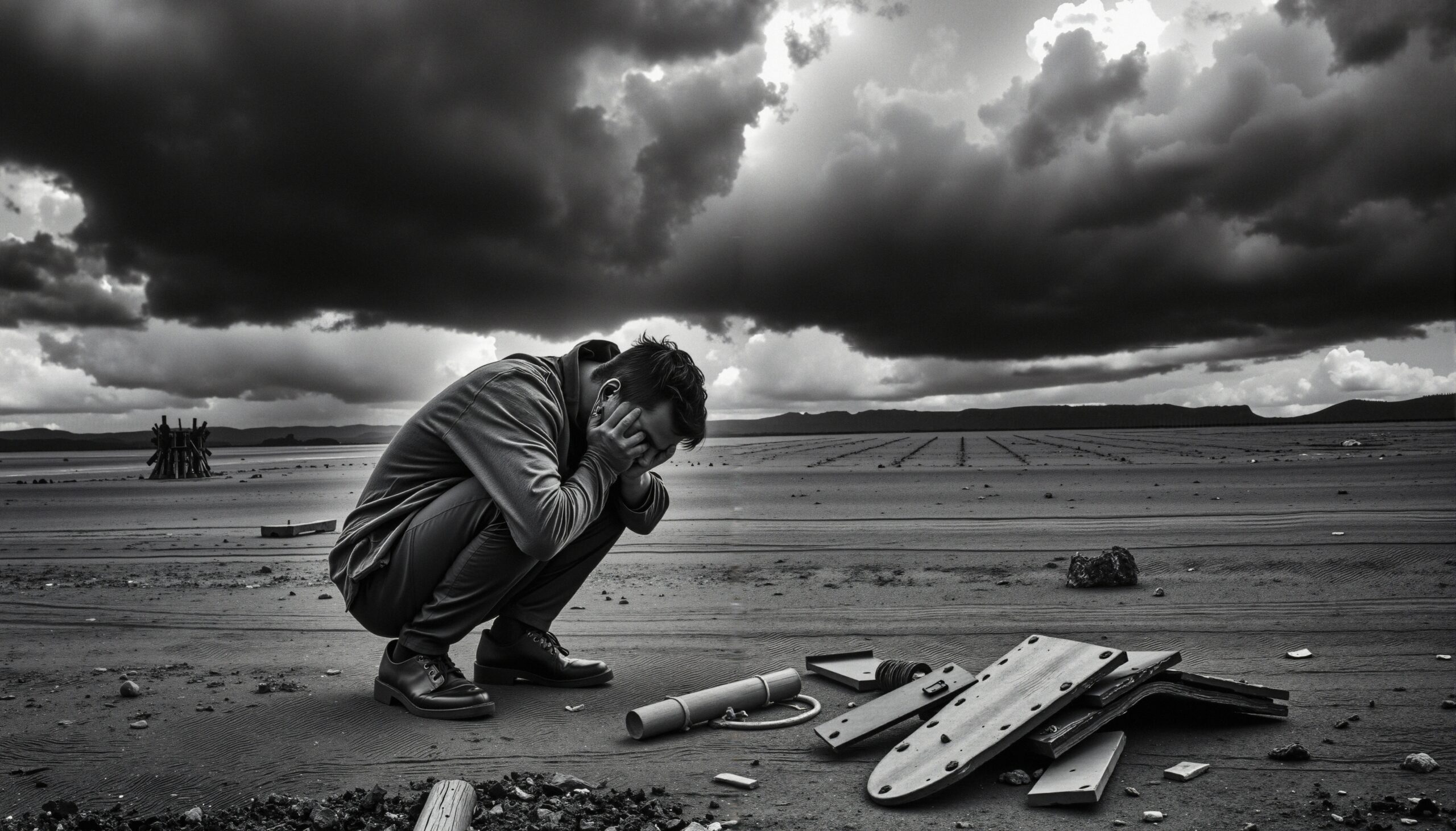 Desolate Desert Despair Scene