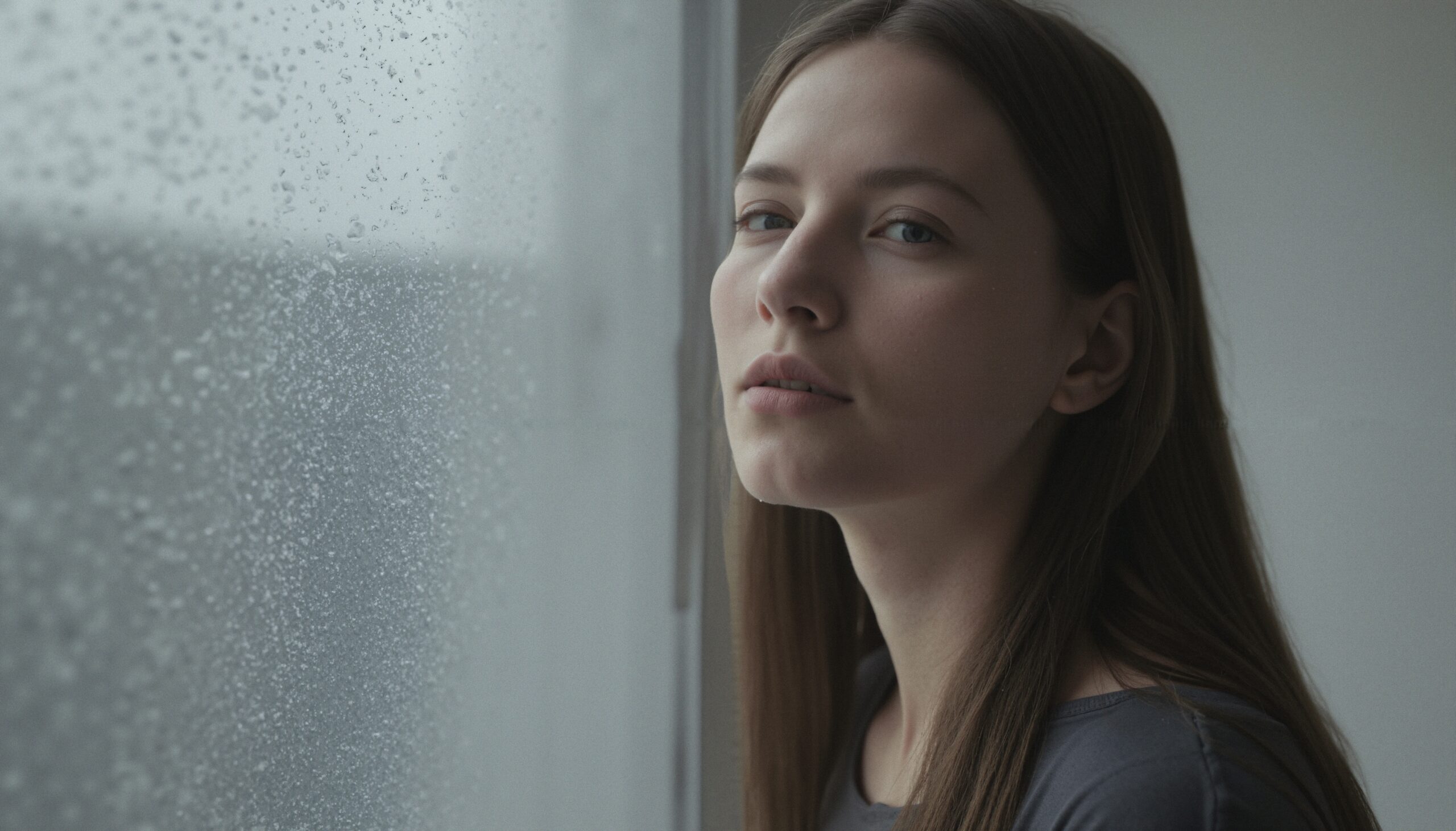 Gazing Out on Rainy Day