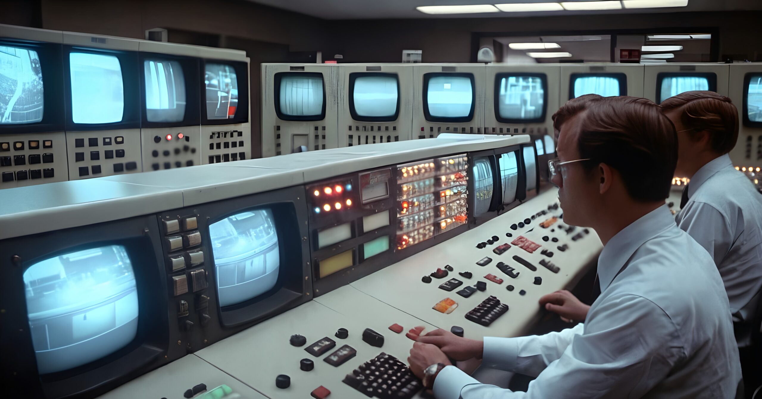 Retro Control Room Observation